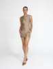 Bebe Knit Mini Dress (Nude) sold by Charcoal Clothing