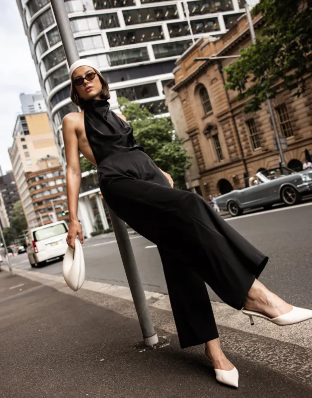 Clara Jumpsuit (Black) sold by Charcoal Clothing