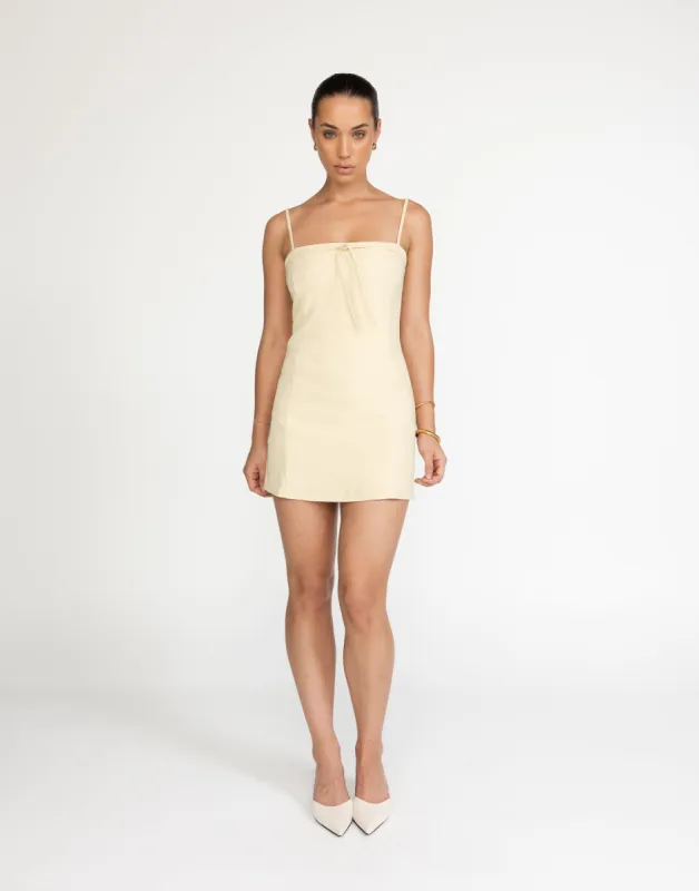 Milly Mini Dress (Buttermilk) sold by Charcoal Clothing