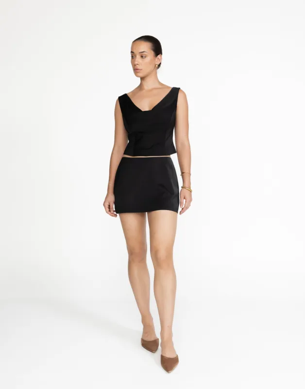 Cascades Top (Black) sold by Charcoal Clothing