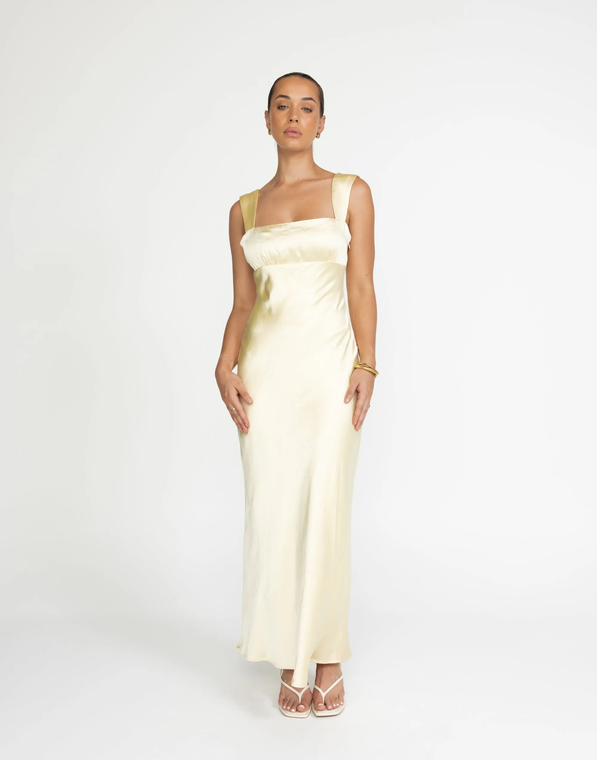 Mimosa Maxi Dress (Lemon) sold by Charcoal Clothing product image thumbnail 5