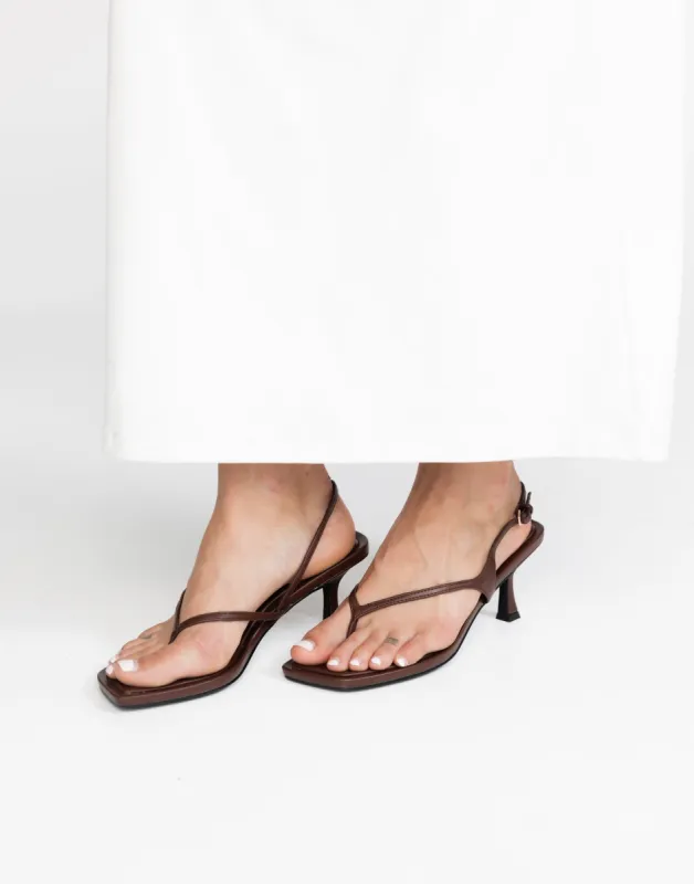 Ulanni Heels (Chocolate) - By Billini sold by Charcoal Clothing