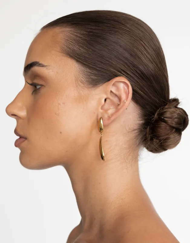 Allie Earrings (Gold) sold by Charcoal Clothing