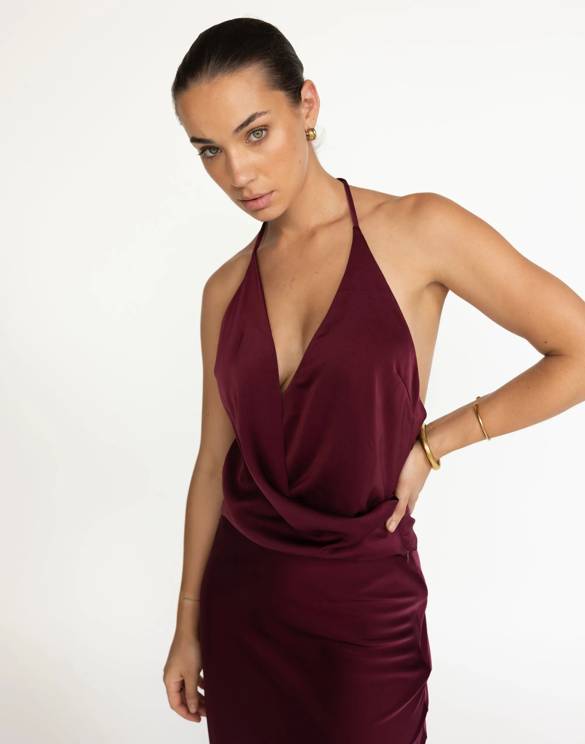 Cabaret Top (Plum) sold by Charcoal Clothing product image thumbnail 5