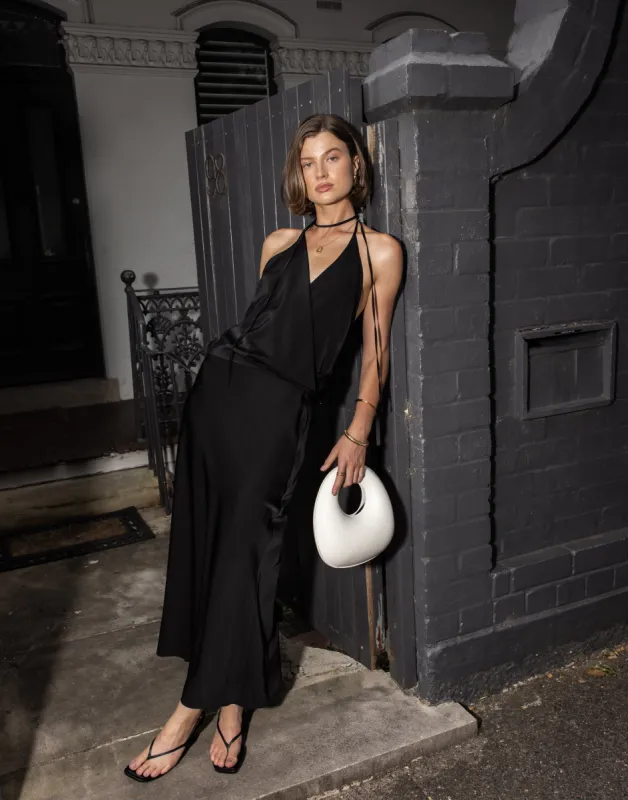 Cabaret Maxi Skirt (Black) sold by Charcoal Clothing