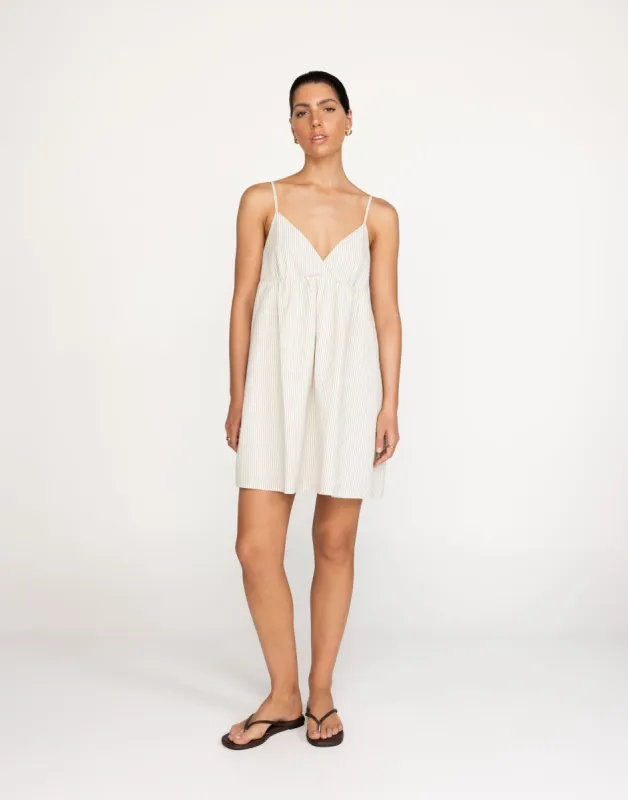 Ally Mini Dress (Stripe) sold by Charcoal Clothing