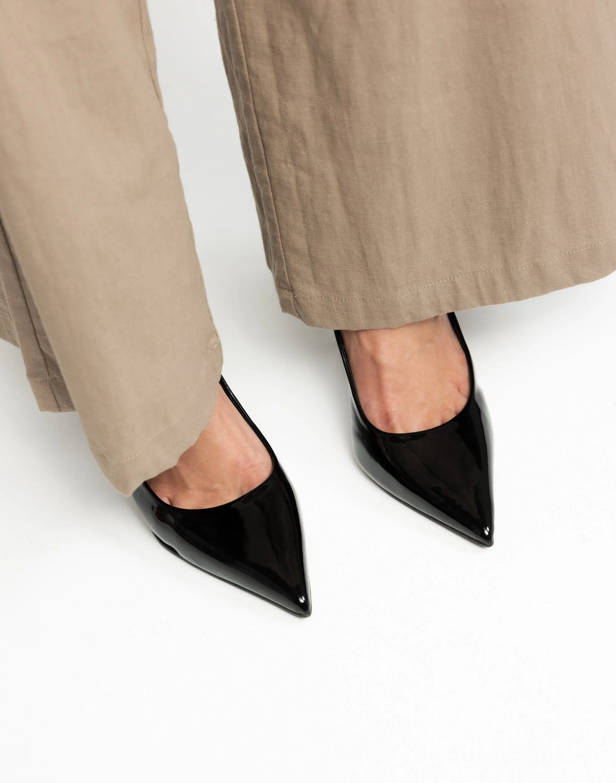 Blondie Heels (Black Patent) - By Billini sold by Charcoal Clothing product image thumbnail 2