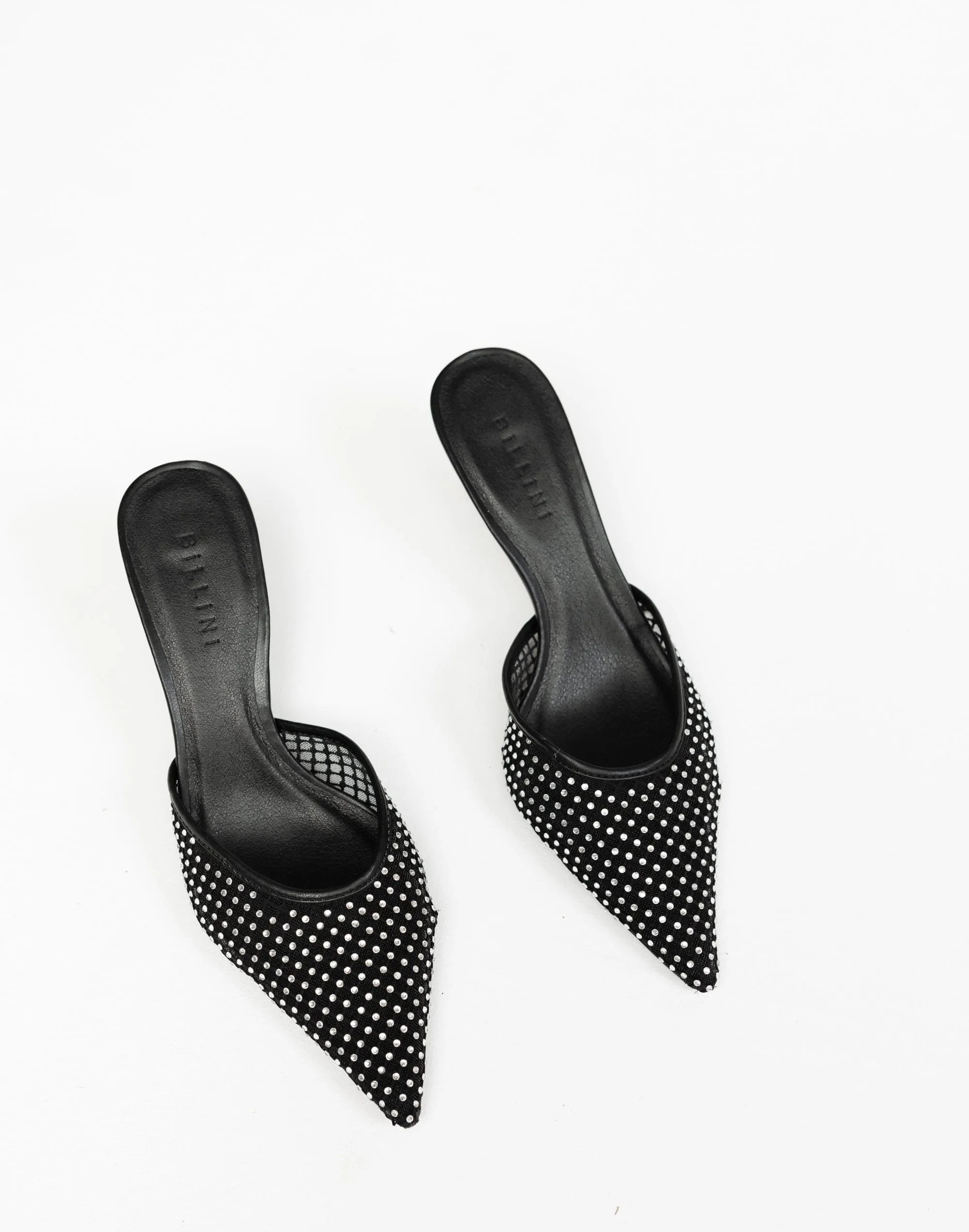 Dez Heels (Black Mesh-Diamante) - By Billini sold by Charcoal Clothing product image thumbnail 4