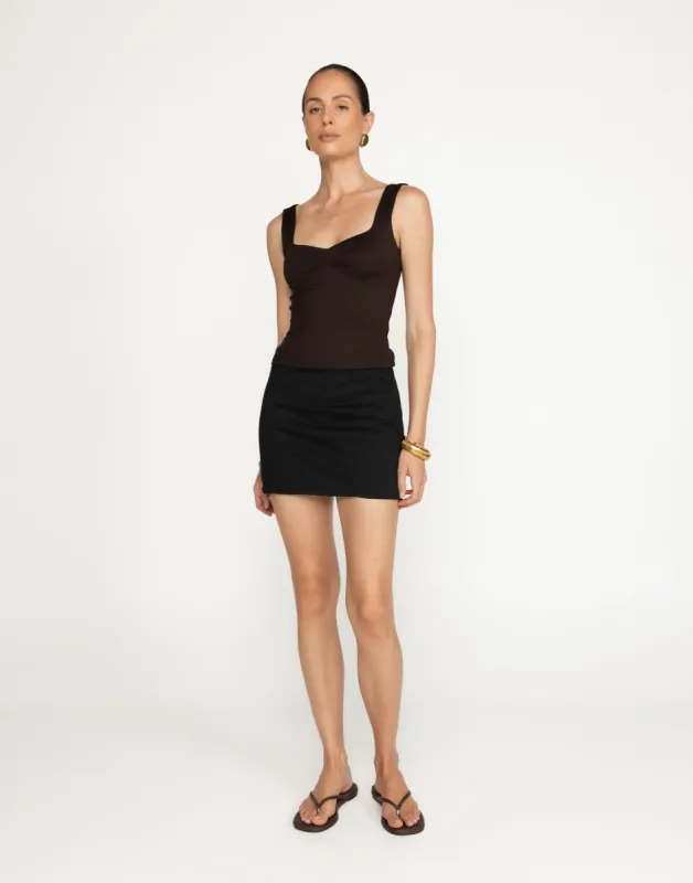 Leela Mini Skirt (Black) sold by Charcoal Clothing