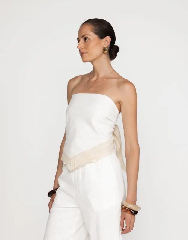 Suzy Top (White) sold by Charcoal Clothing