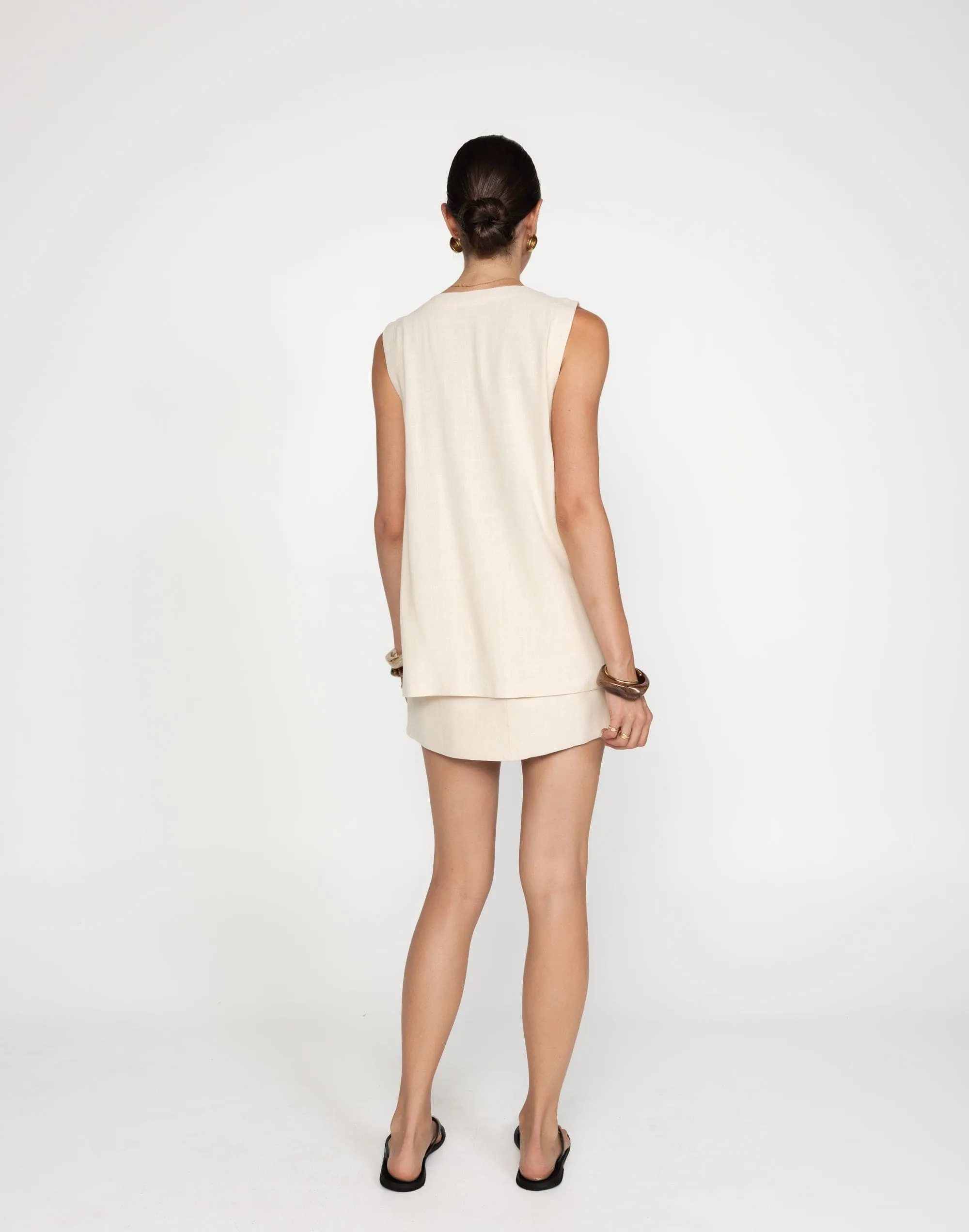 Sandra Mini Skirt (Latte) sold by Charcoal Clothing product image thumbnail 5