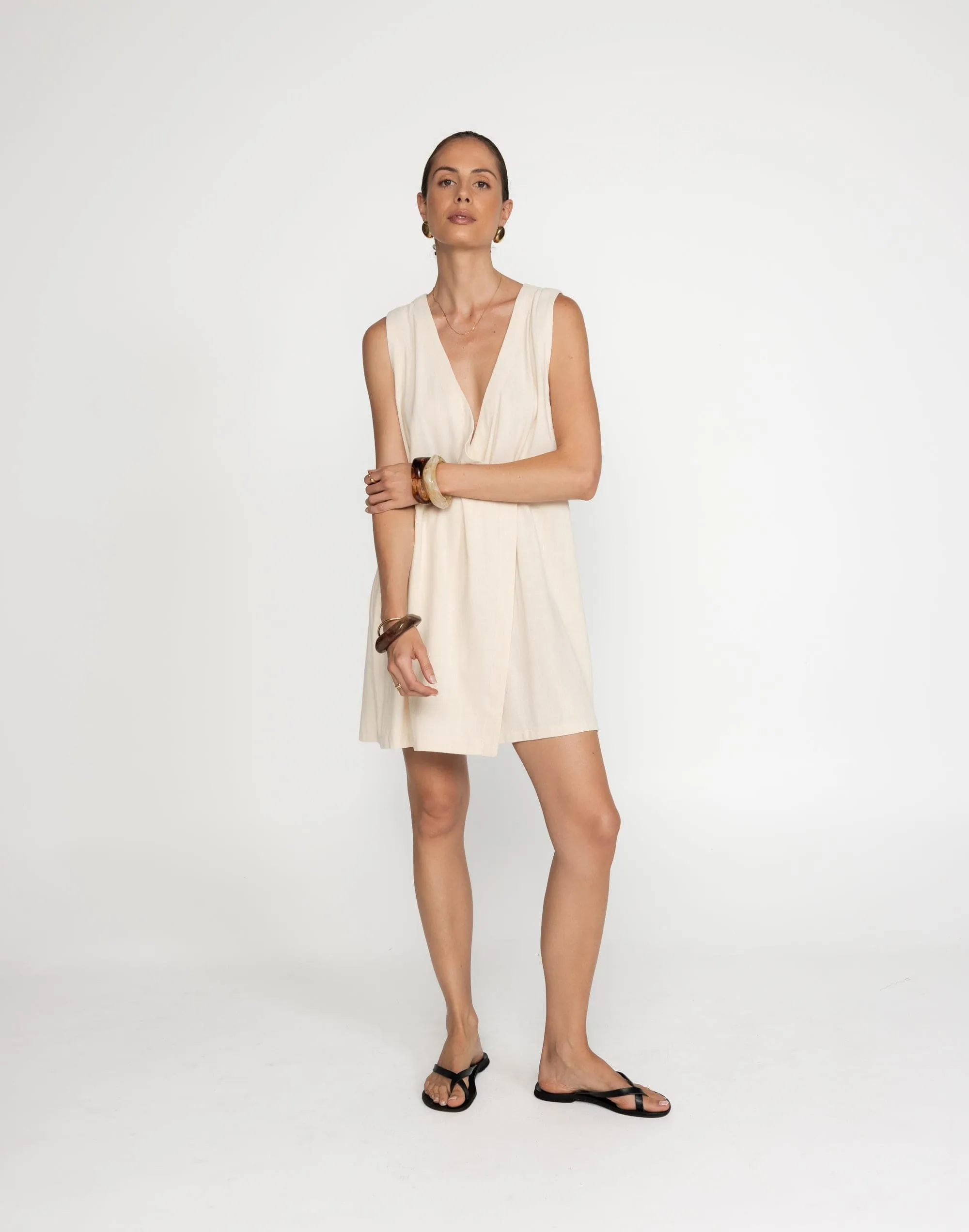 Rhianna Mini Dress (Latte) sold by Charcoal Clothing product image thumbnail 2