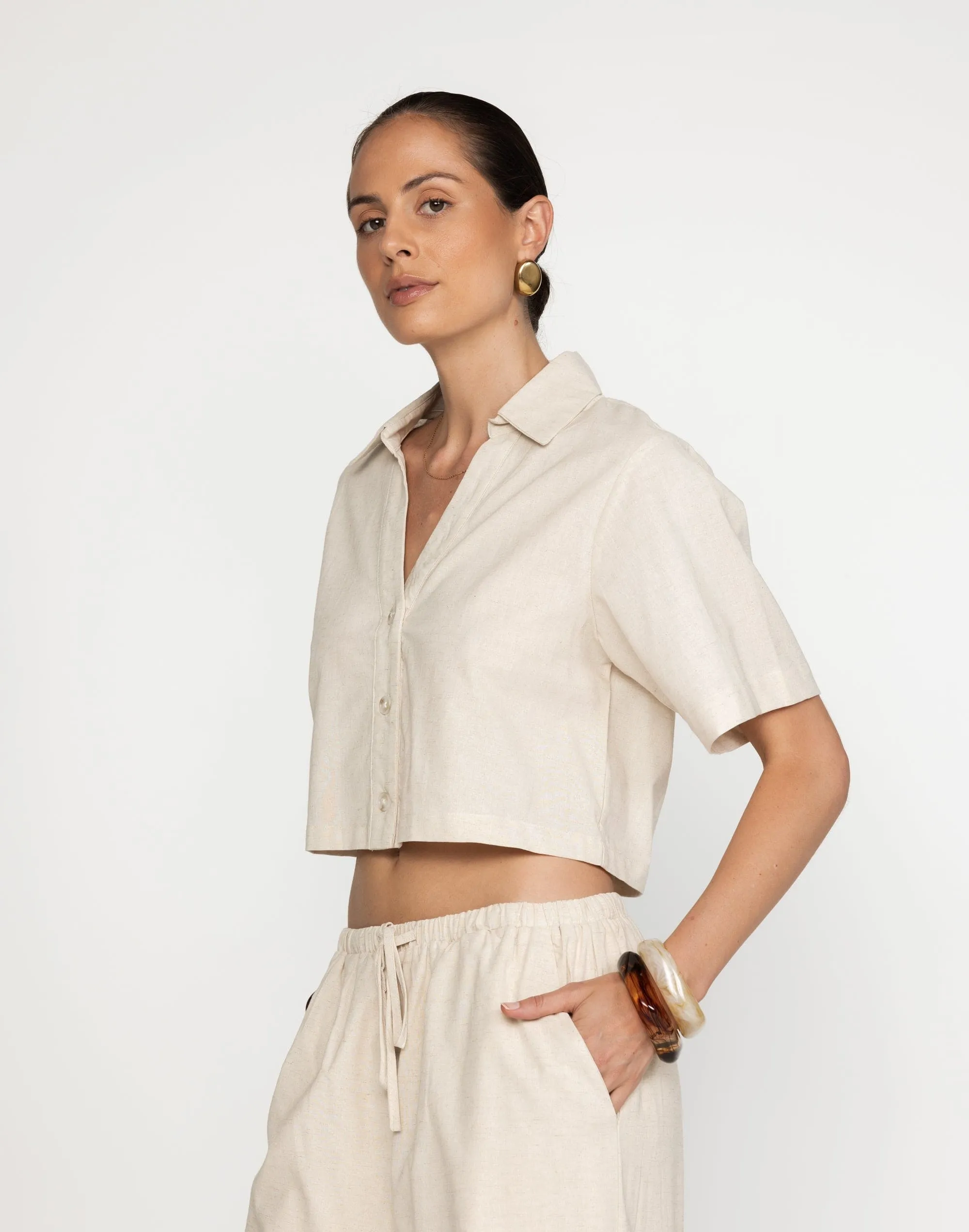 Maria Top (Oatmeal) sold by Charcoal Clothing product image thumbnail 4