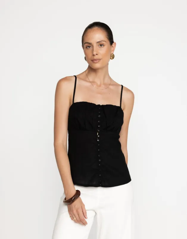 Charli Top (Black) sold by Charcoal Clothing