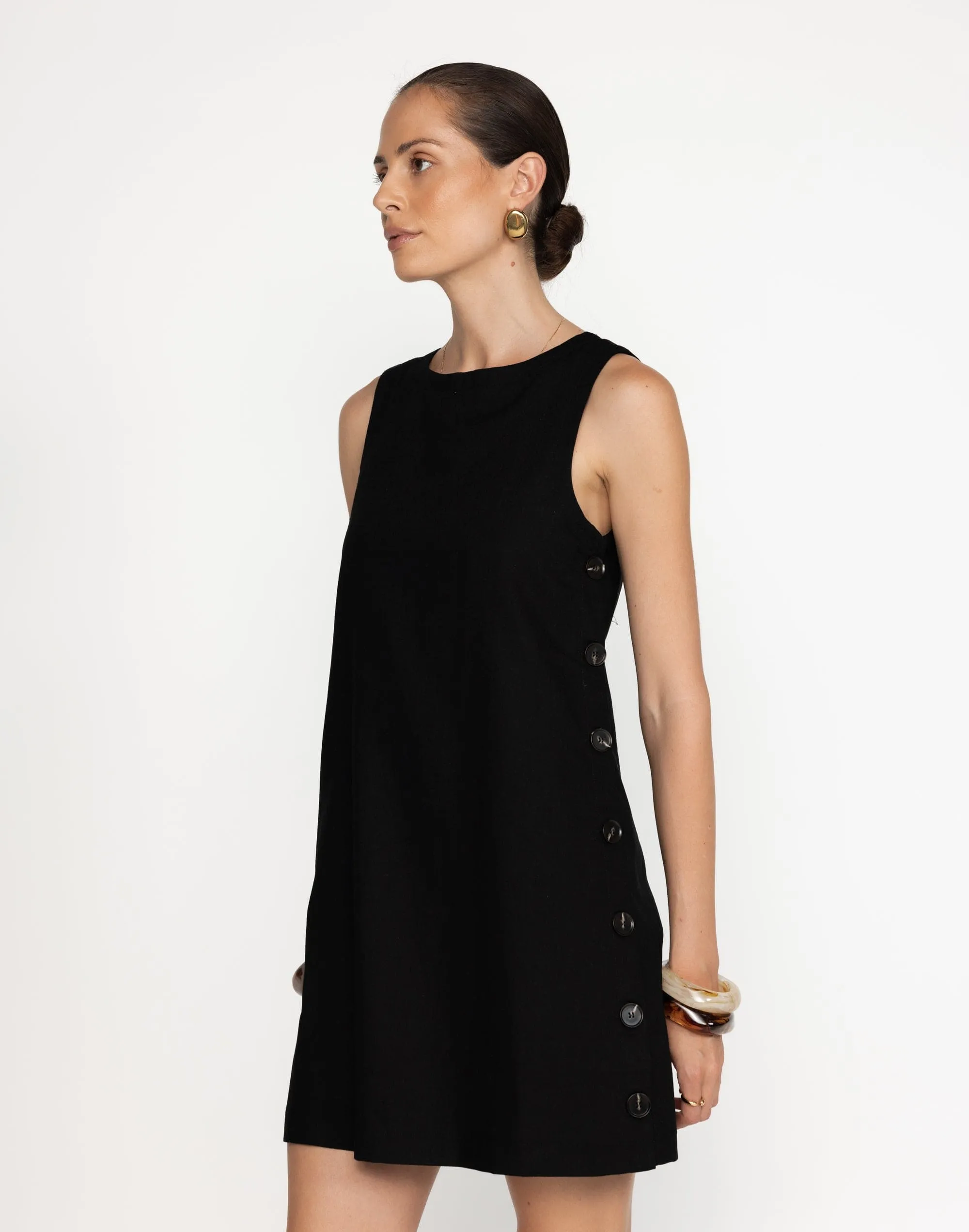 Hanna Mini Dress (Black) sold by Charcoal Clothing