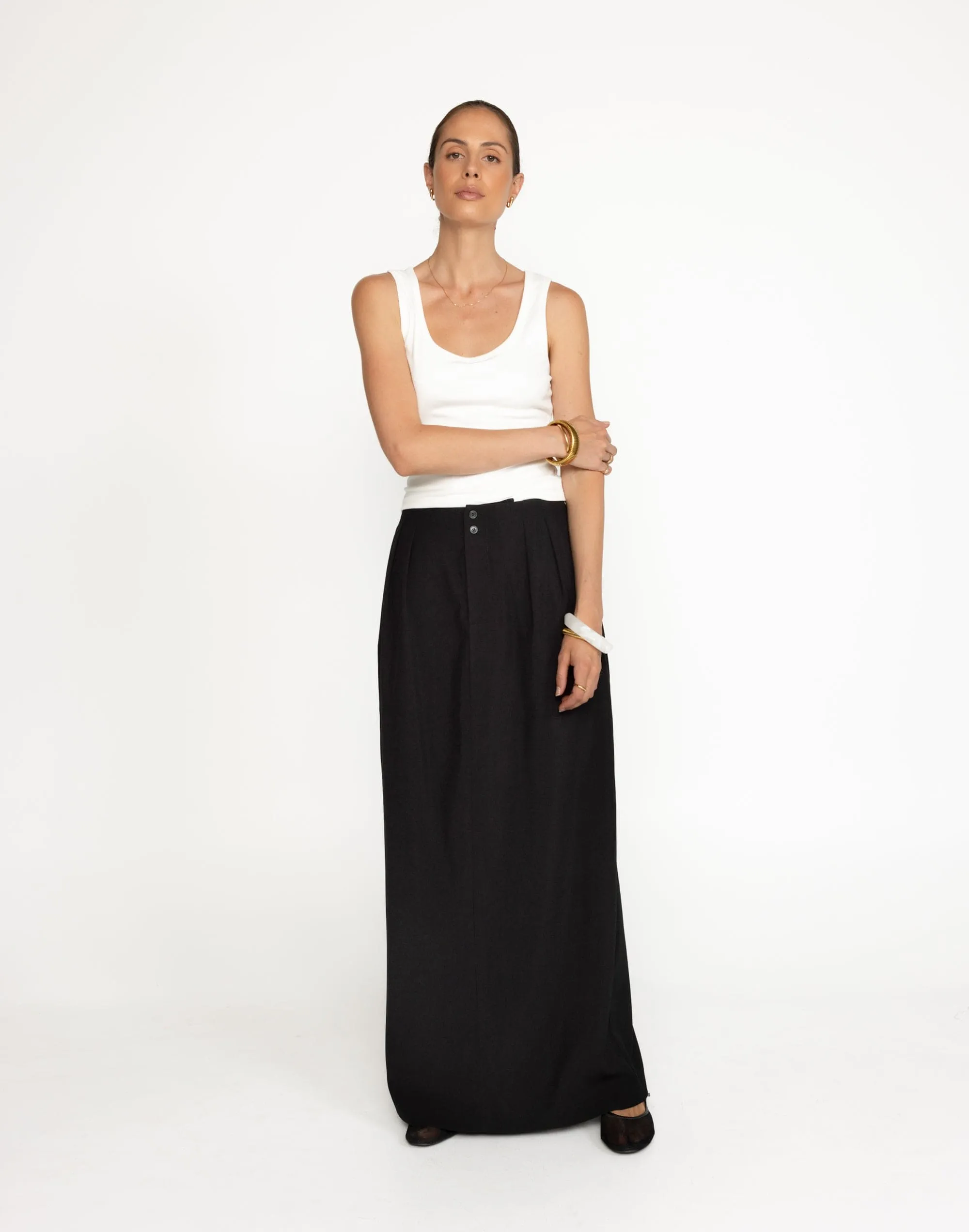 Alden Maxi Skirt (Black) sold by Charcoal Clothing product image thumbnail 4