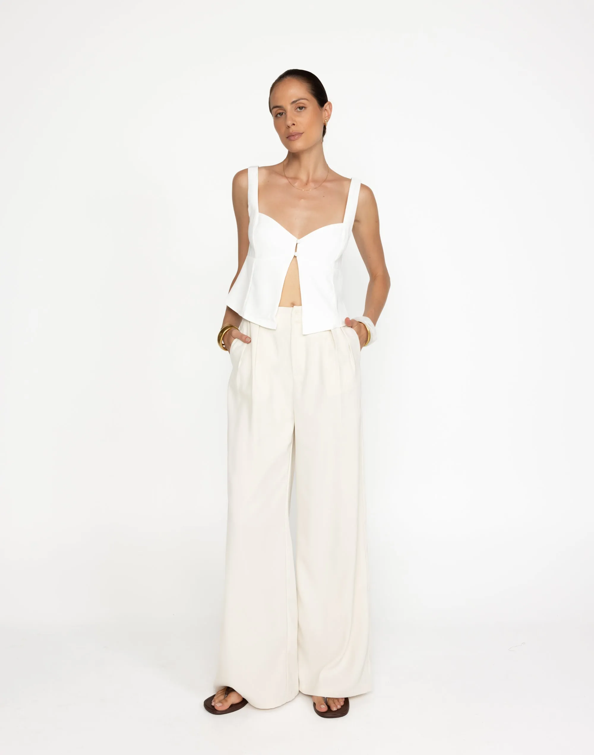 Nicole Top (White) sold by Charcoal Clothing product image thumbnail 3