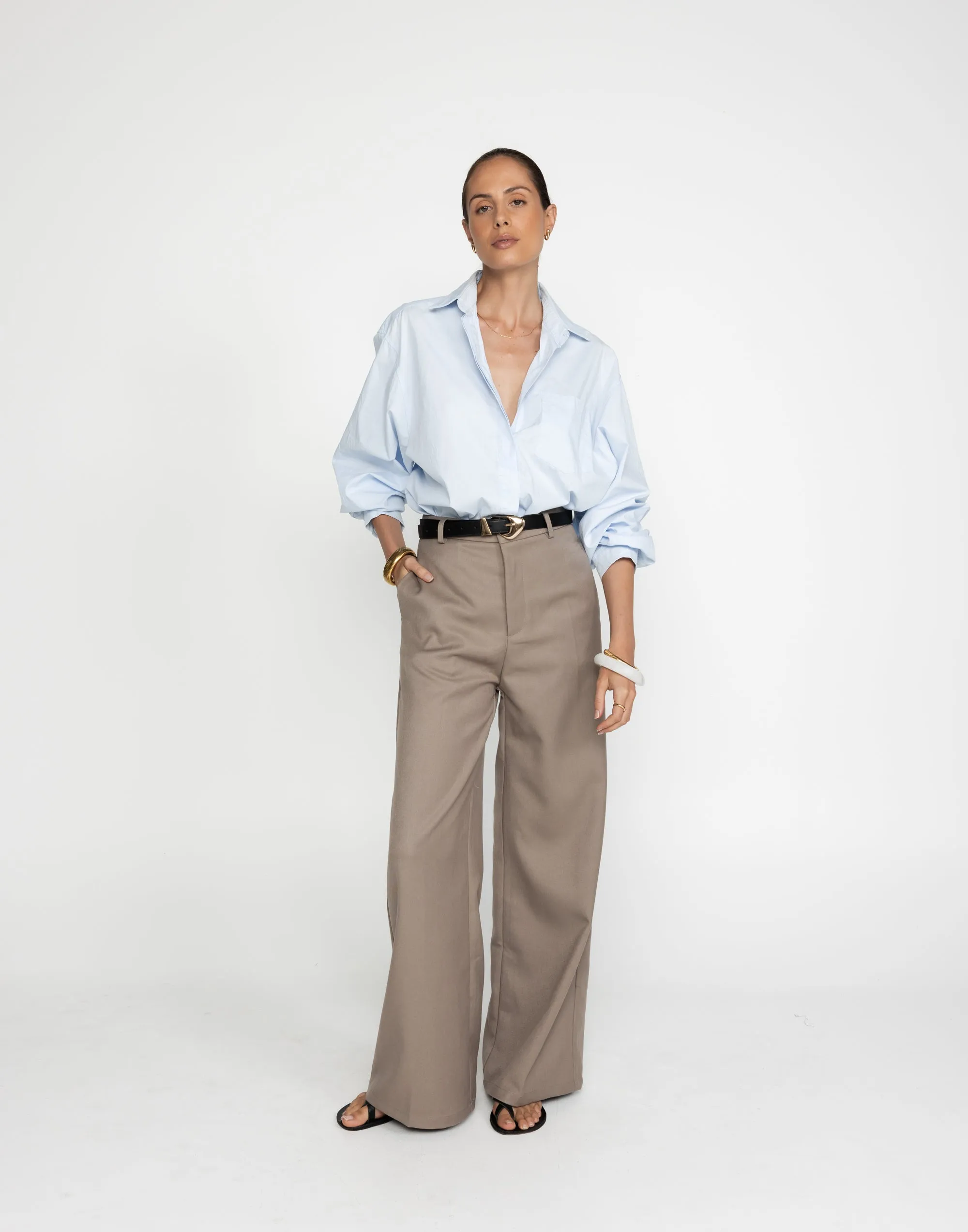 Rita Pants (Stone) sold by Charcoal Clothing product image thumbnail 4