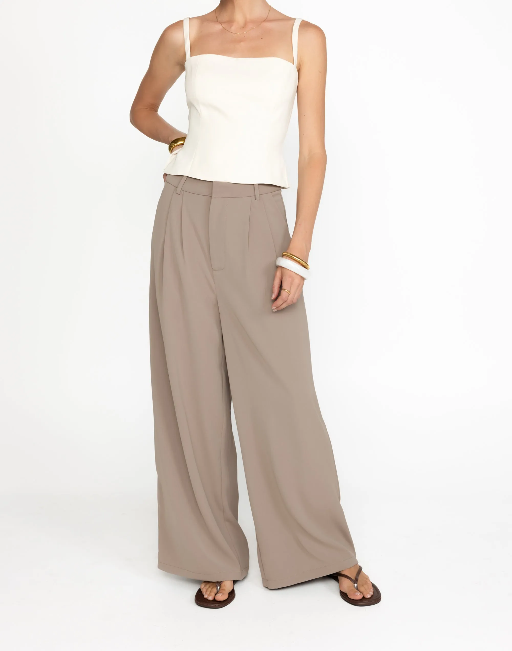 Chicago Pants (Mushroom) - Petite sold by Charcoal Clothing product image thumbnail 2