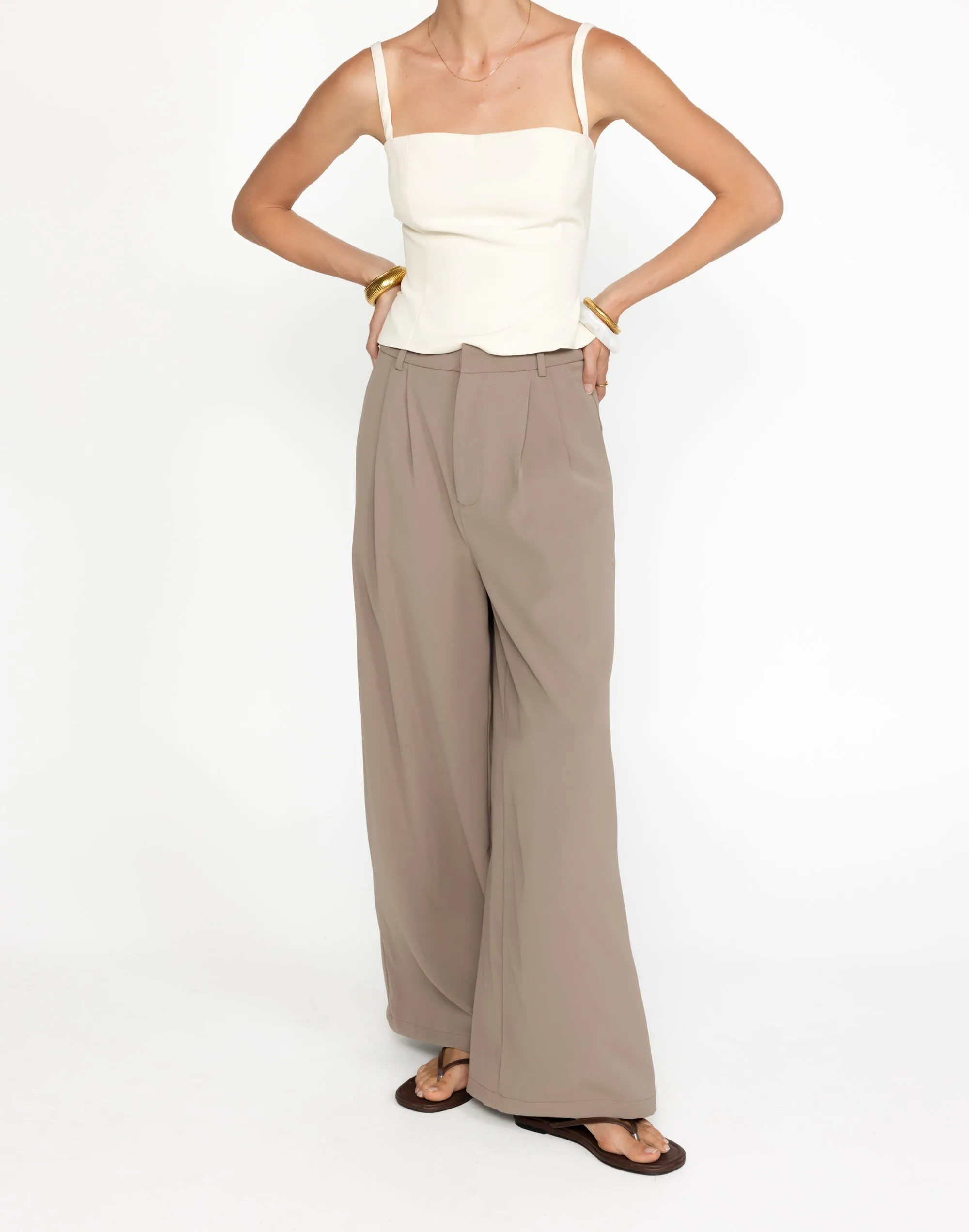 Chicago Pants (Mushroom) - Petite sold by Charcoal Clothing product image thumbnail 3