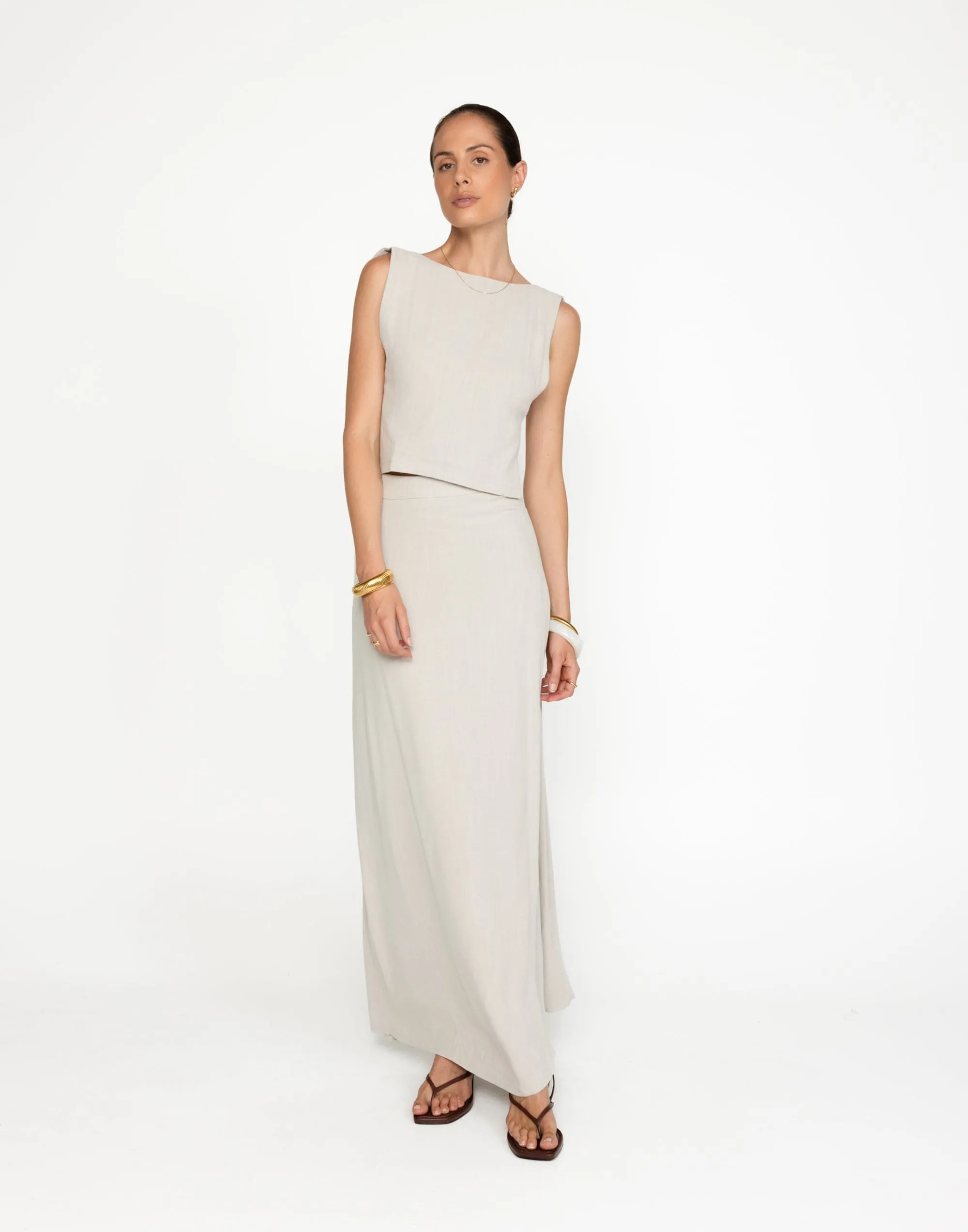 Aleah Top (Latte) sold by Charcoal Clothing