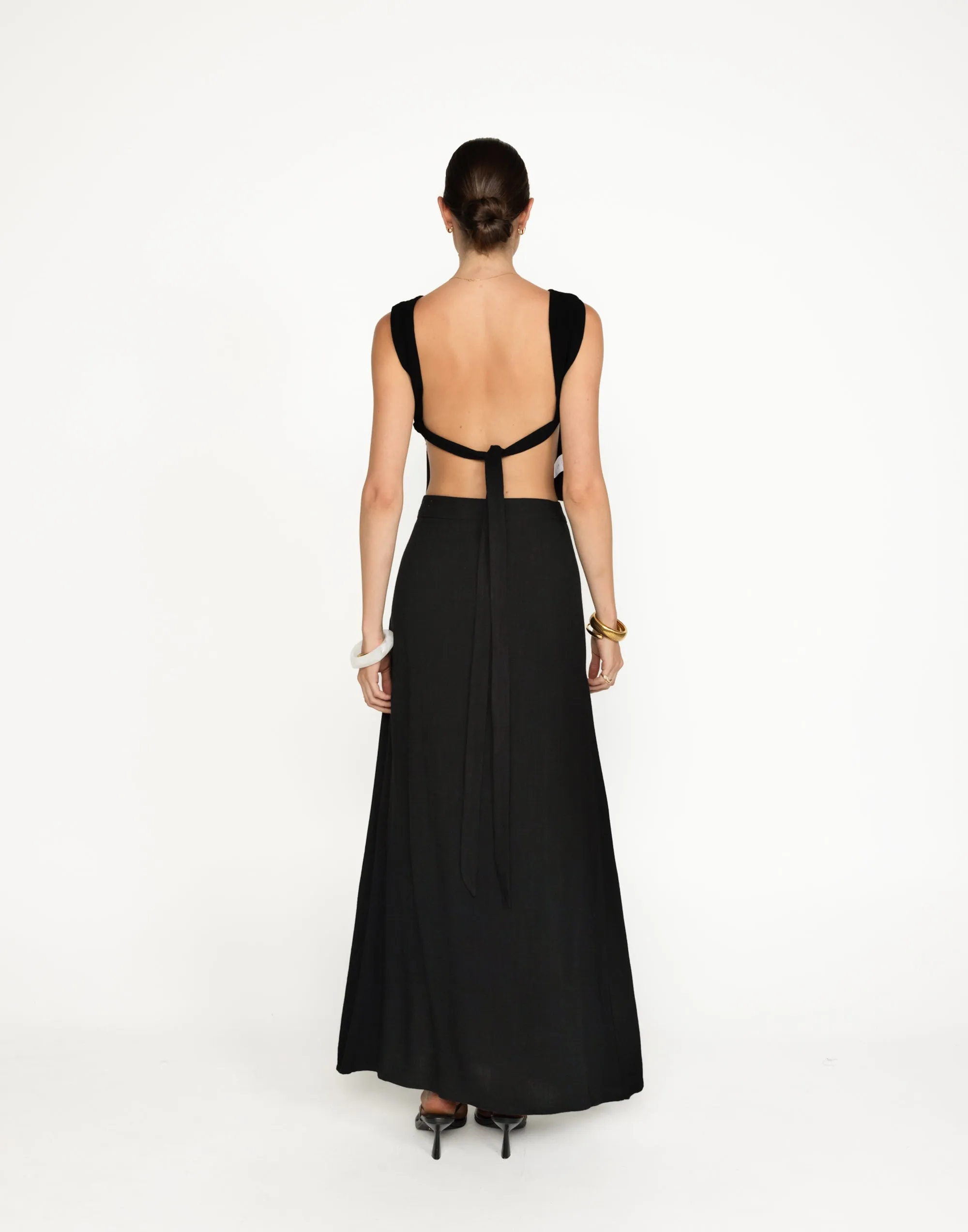 Aleah Maxi Skirt (Black) sold by Charcoal Clothing product image thumbnail 5