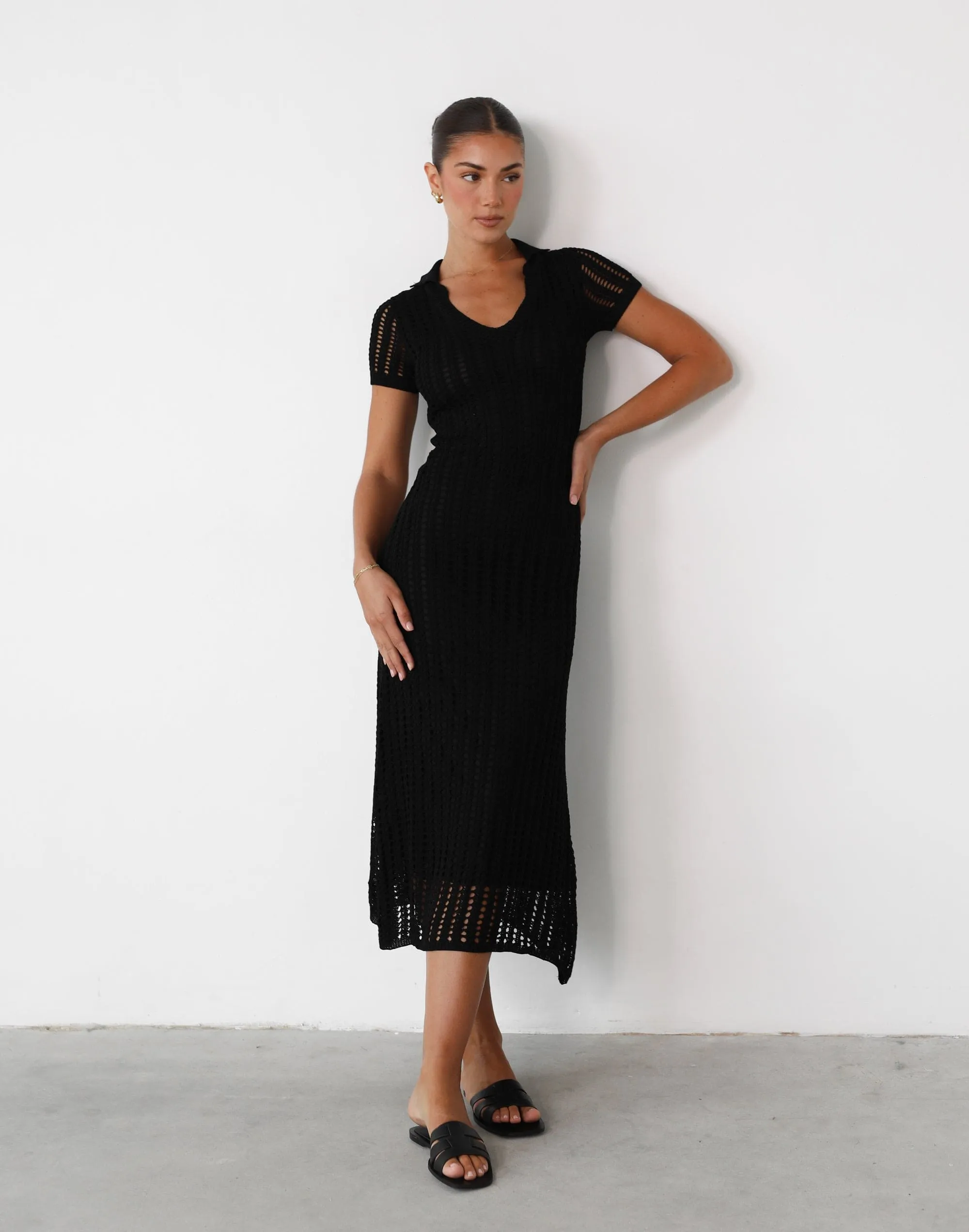 Hennie Midi Dress (Black) sold by Charcoal Clothing product image thumbnail 5