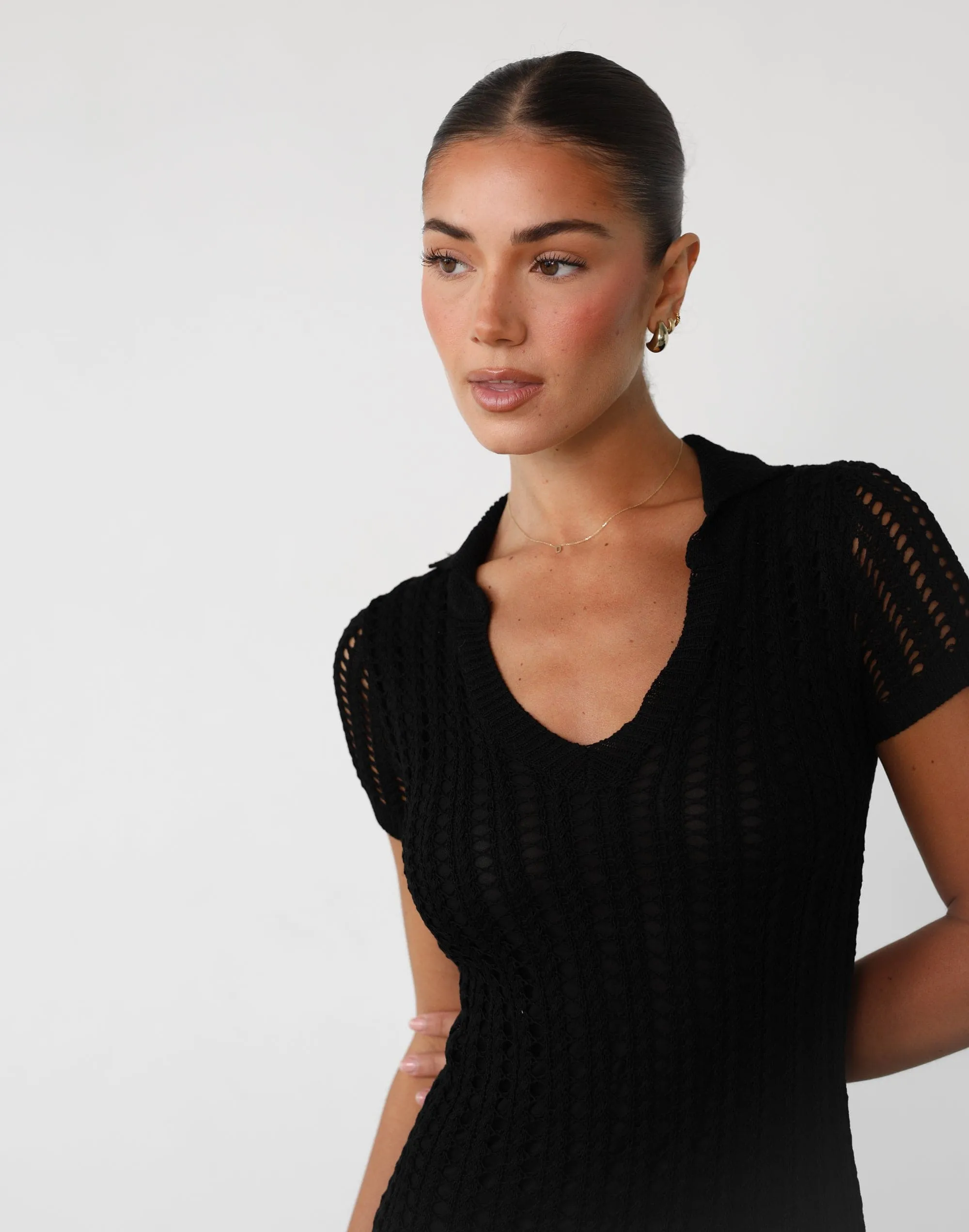 Hennie Midi Dress (Black) sold by Charcoal Clothing product image thumbnail 2