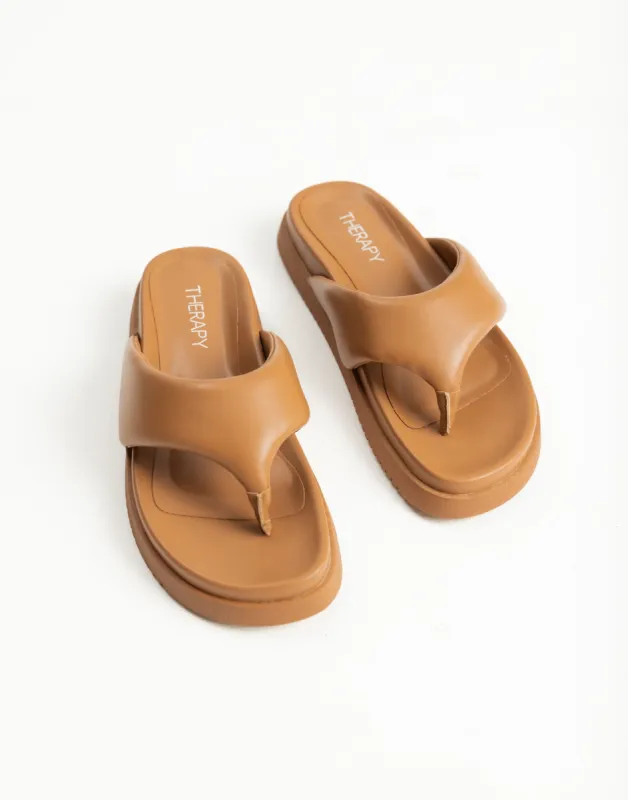 Radar Thongs (Caramel) - By Therapy sold by Charcoal Clothing