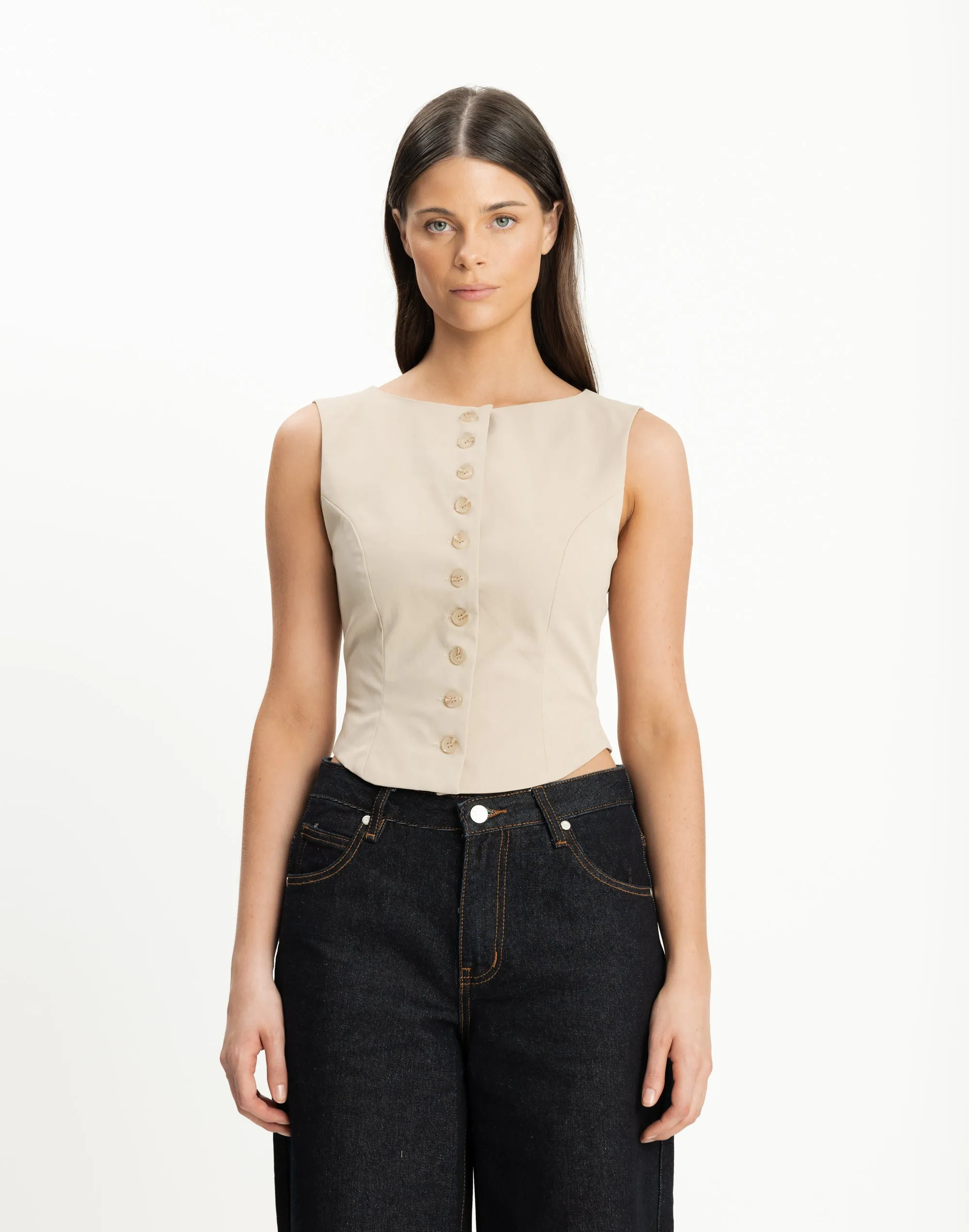 Picnic Top (Latte) sold by Charcoal Clothing product image thumbnail 2
