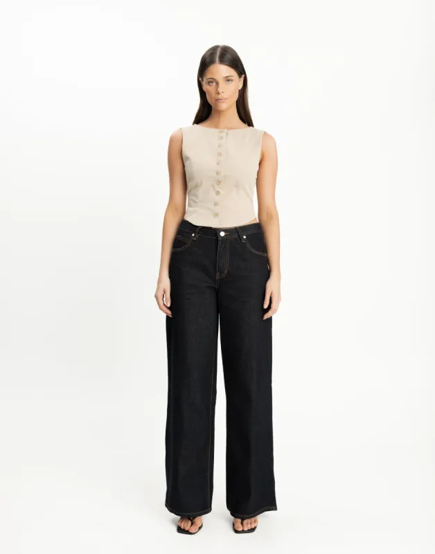 Picnic Top (Latte) sold by Charcoal Clothing