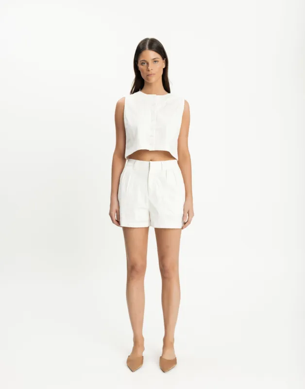 Vacation Top (White) sold by Charcoal Clothing
