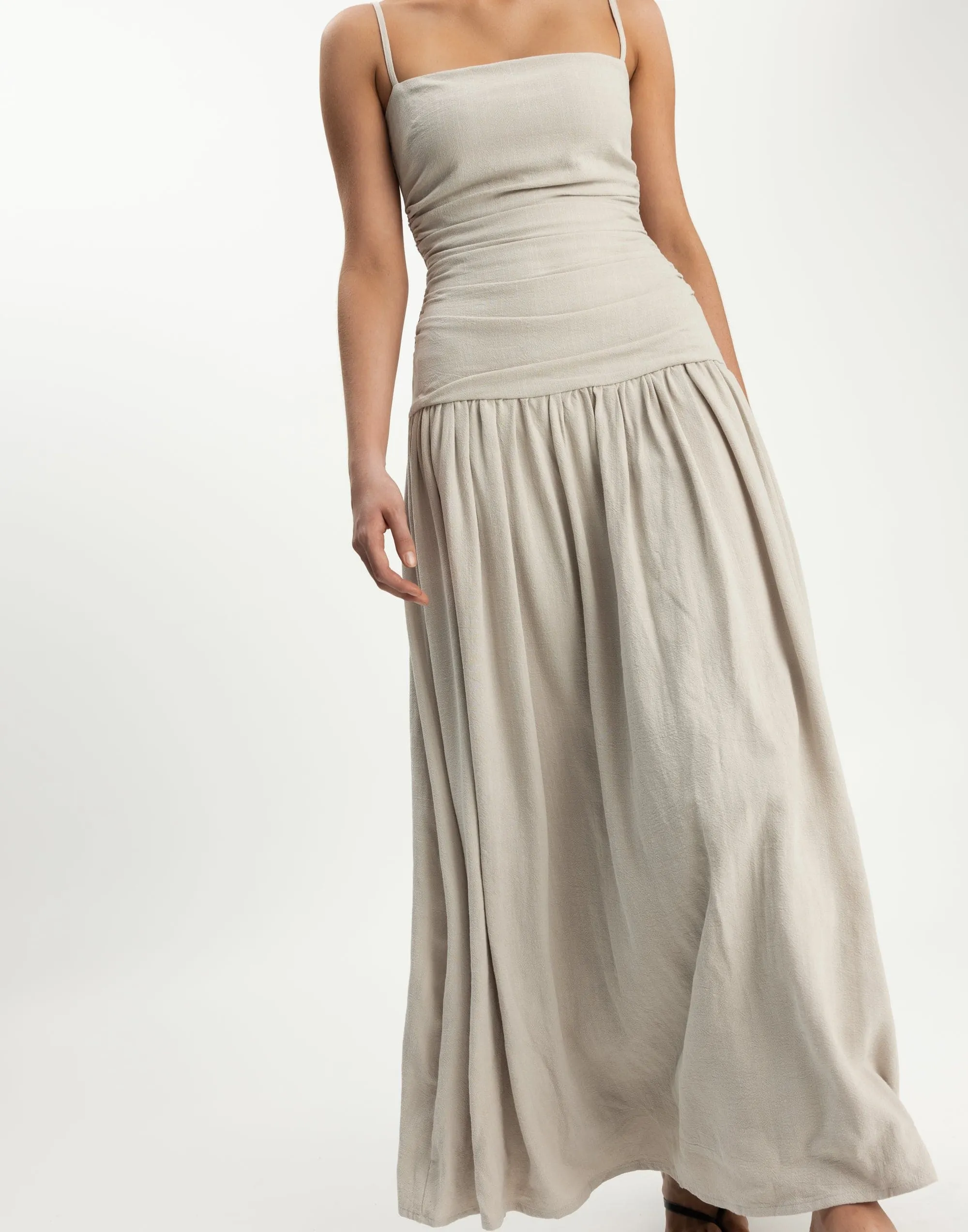 Reese Maxi Dress (Latte) sold by Charcoal Clothing product image thumbnail 3