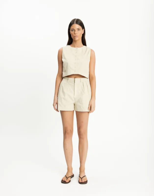 Vacation Shorts (Dark Oat) sold by Charcoal Clothing