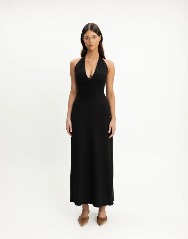 Araminta Maxi Dress (Black) sold by Charcoal Clothing