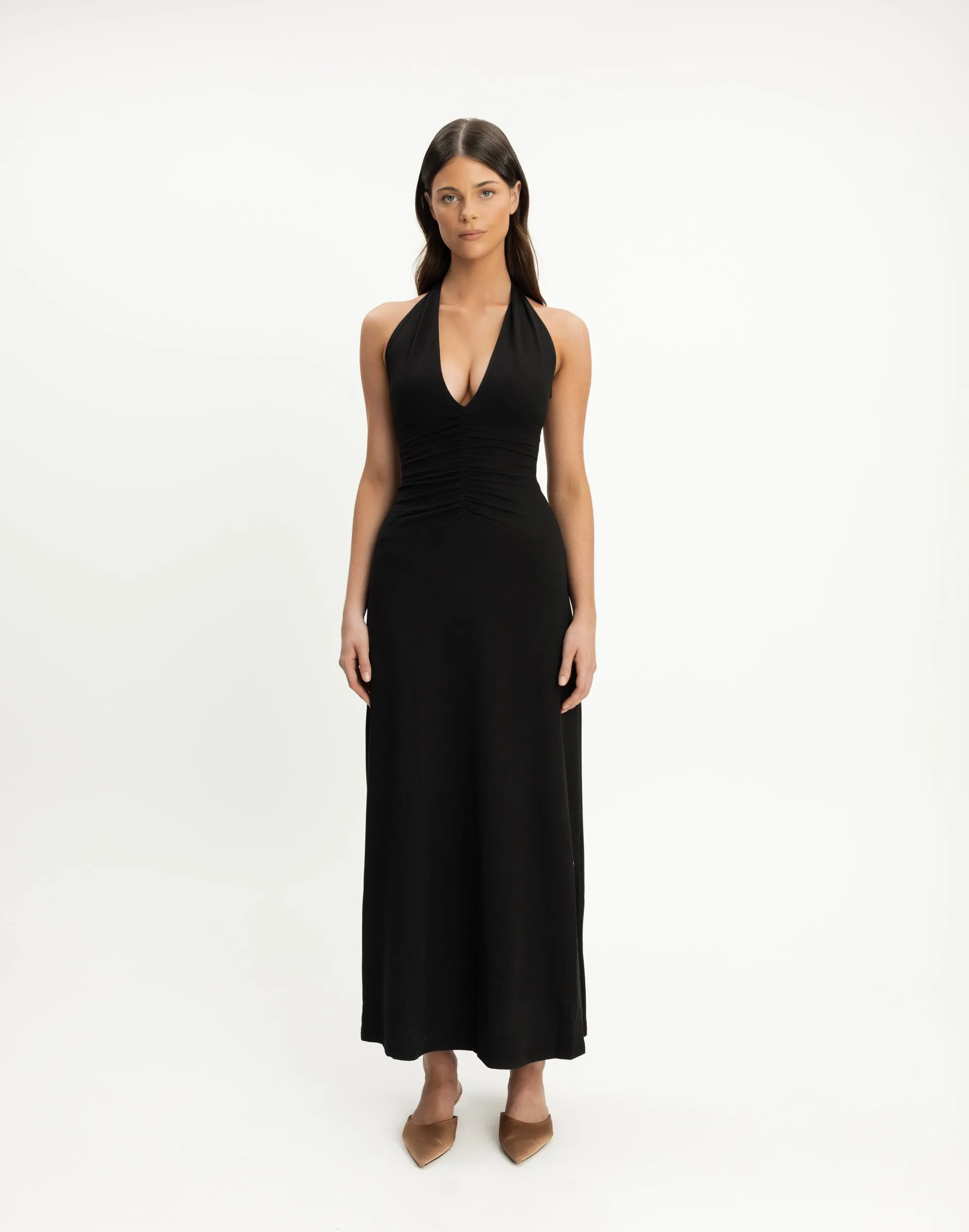 Araminta Maxi Dress (Black) sold by Charcoal Clothing