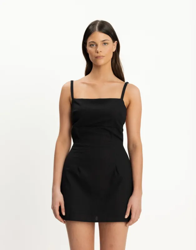 Paradise Mini Dress (Black) sold by Charcoal Clothing