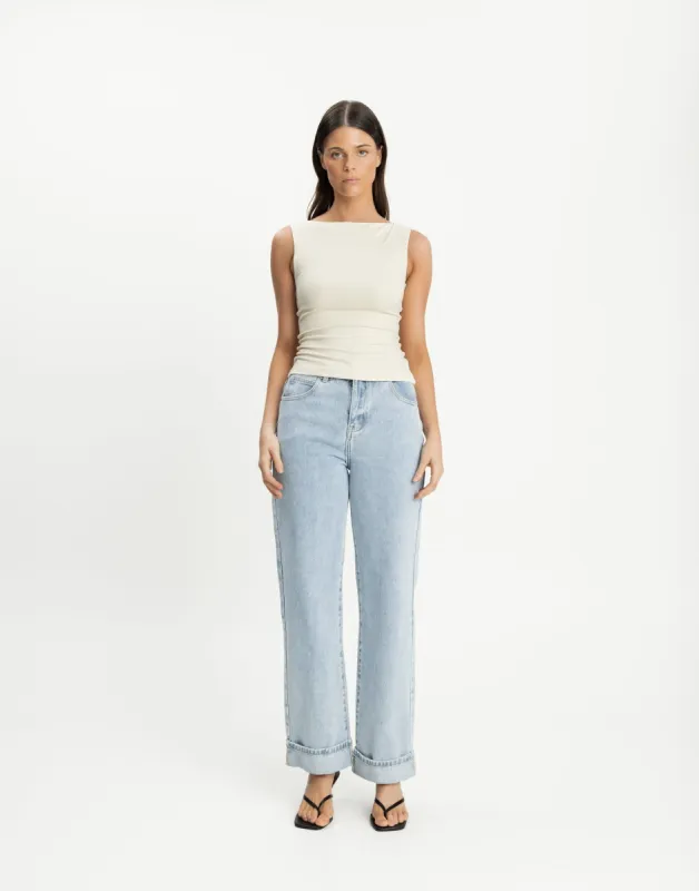 Heatwave Top (Oat) sold by Charcoal Clothing