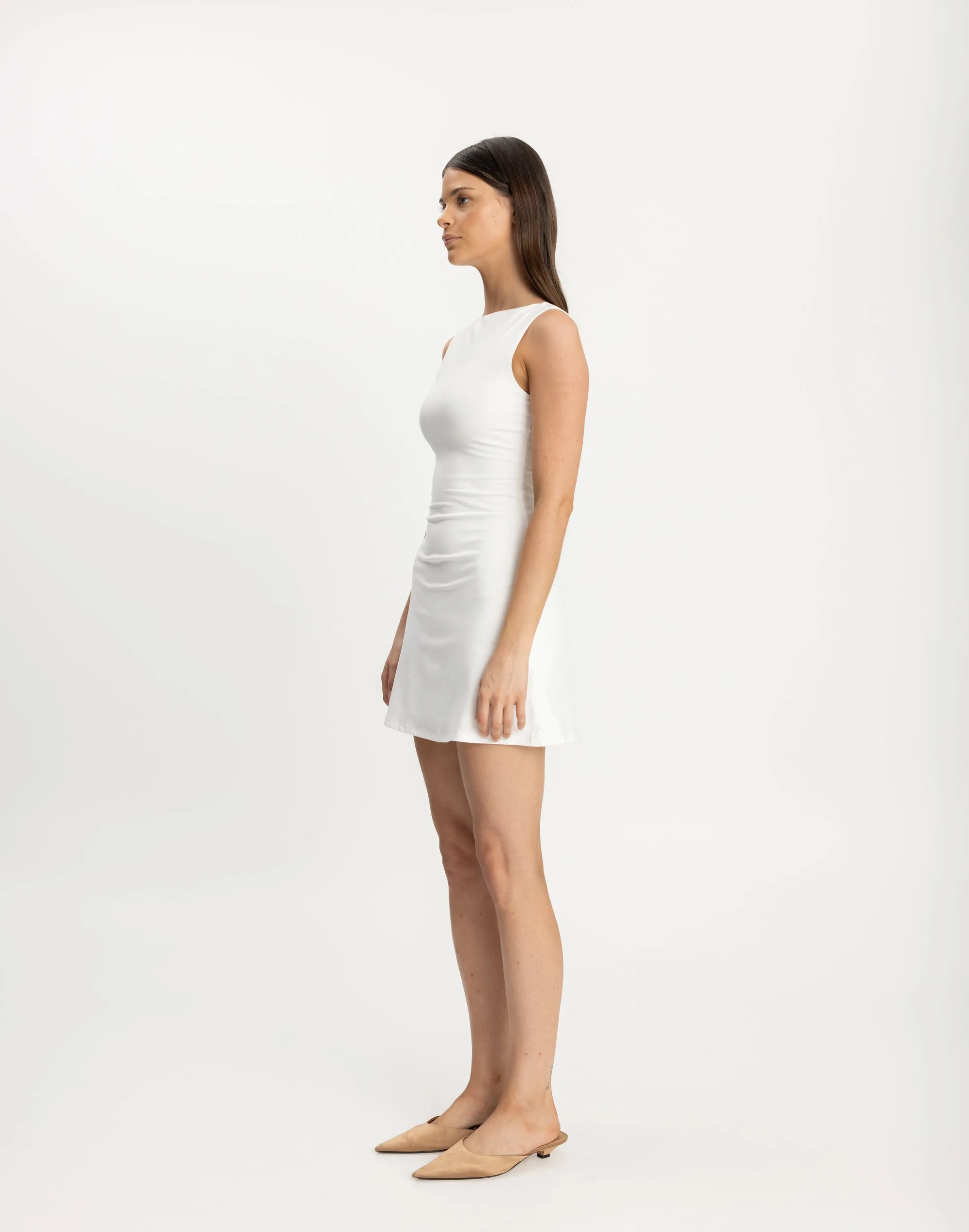 Heatwave Mini Dress (White) sold by Charcoal Clothing product image thumbnail 4