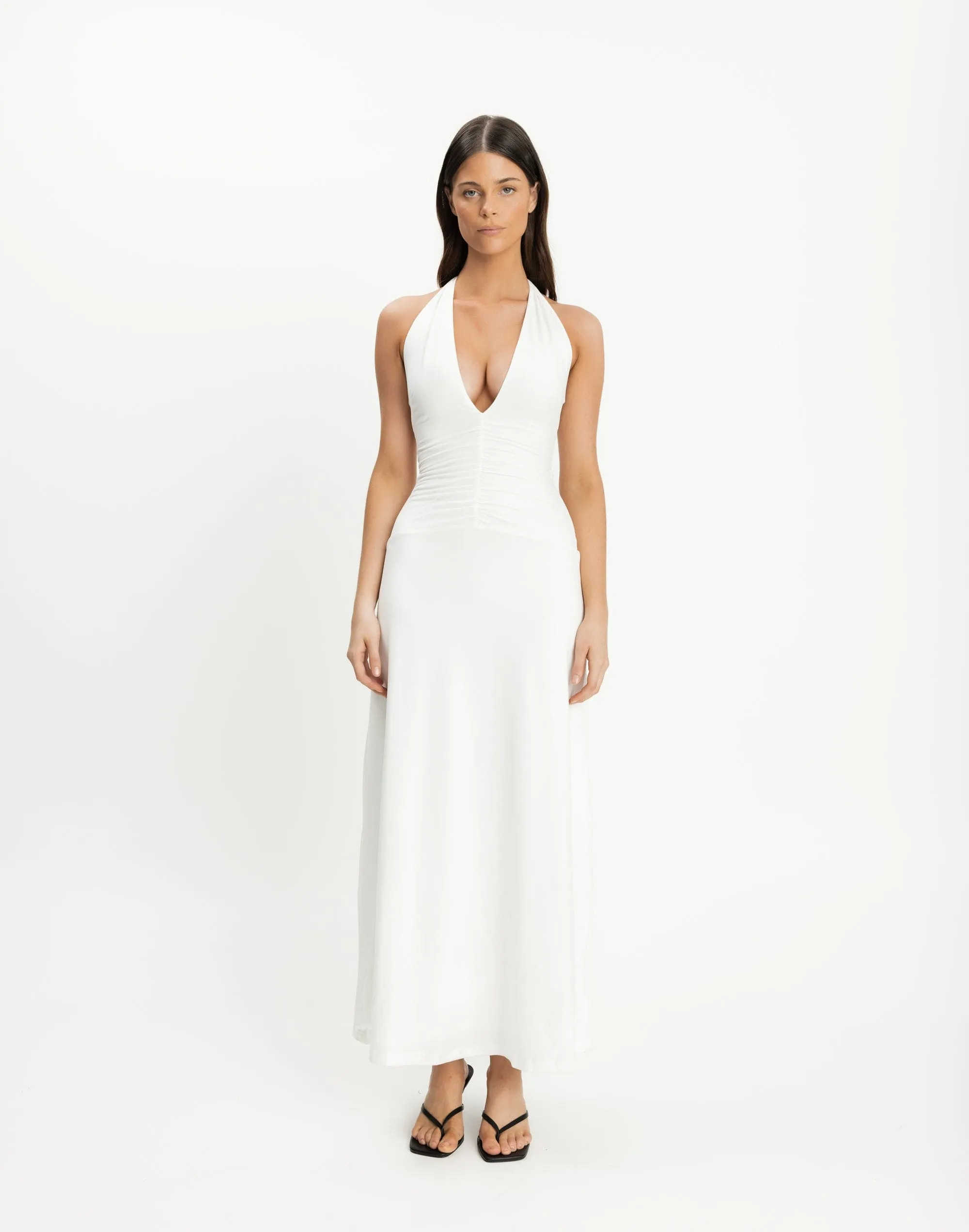 Araminta Maxi Dress (White) sold by Charcoal Clothing