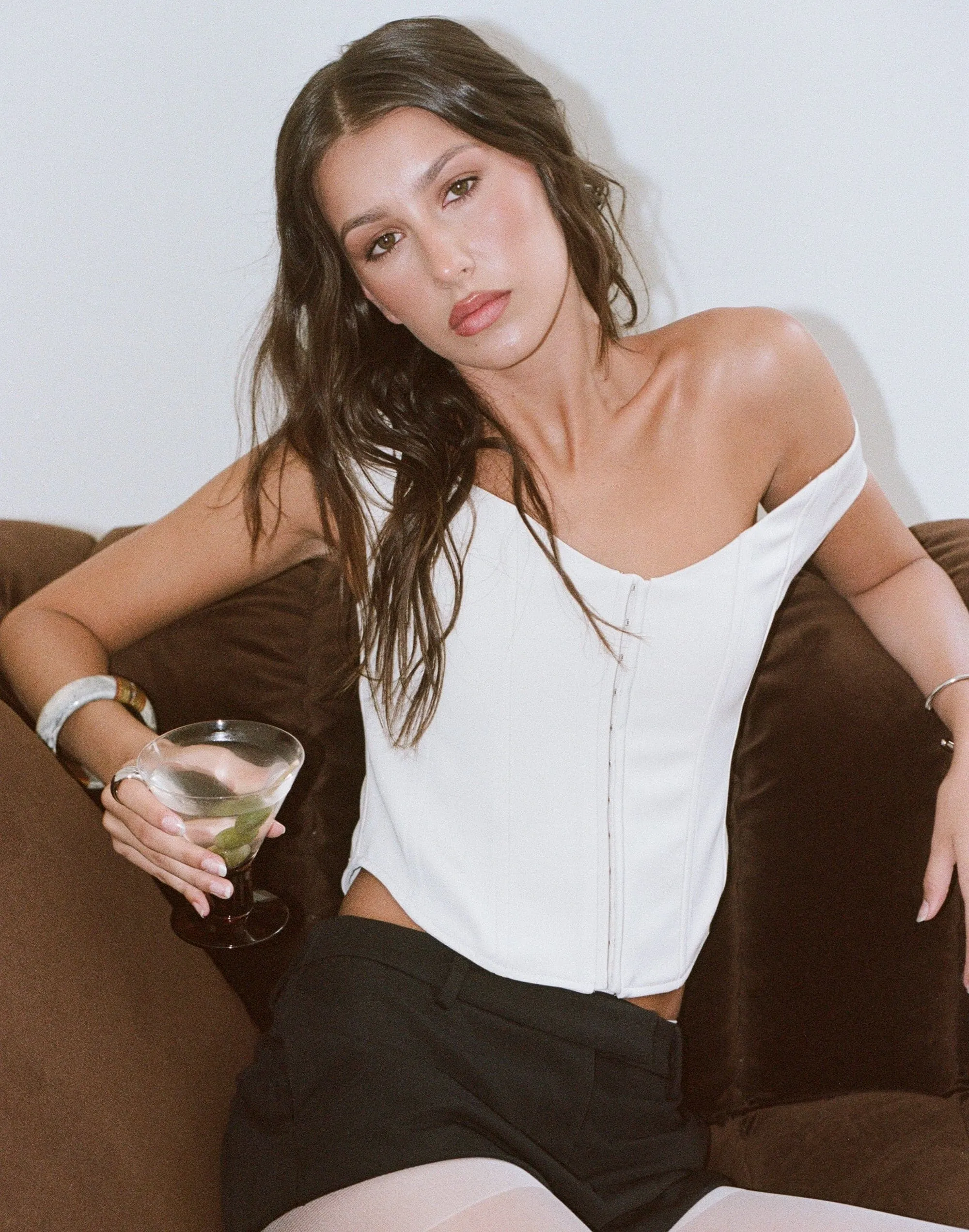 Fabian Corset (Cream) sold by Charcoal Clothing product image thumbnail 5