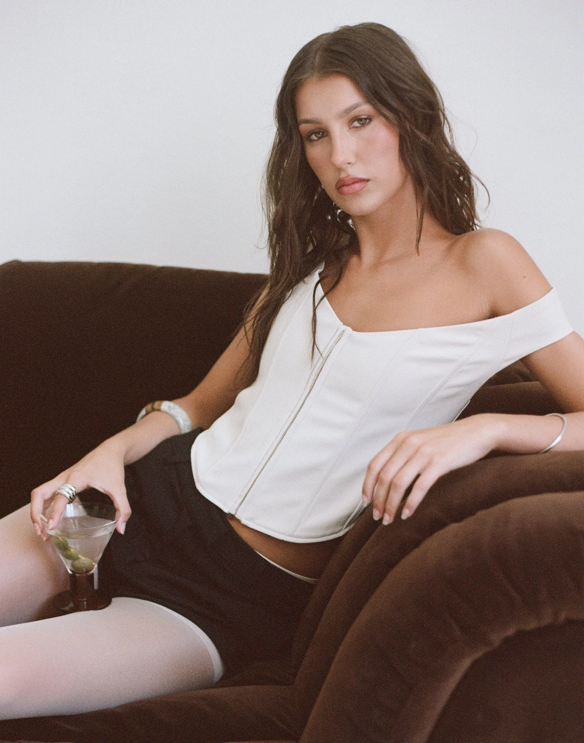 Fabian Corset (Cream) sold by Charcoal Clothing product image thumbnail 4