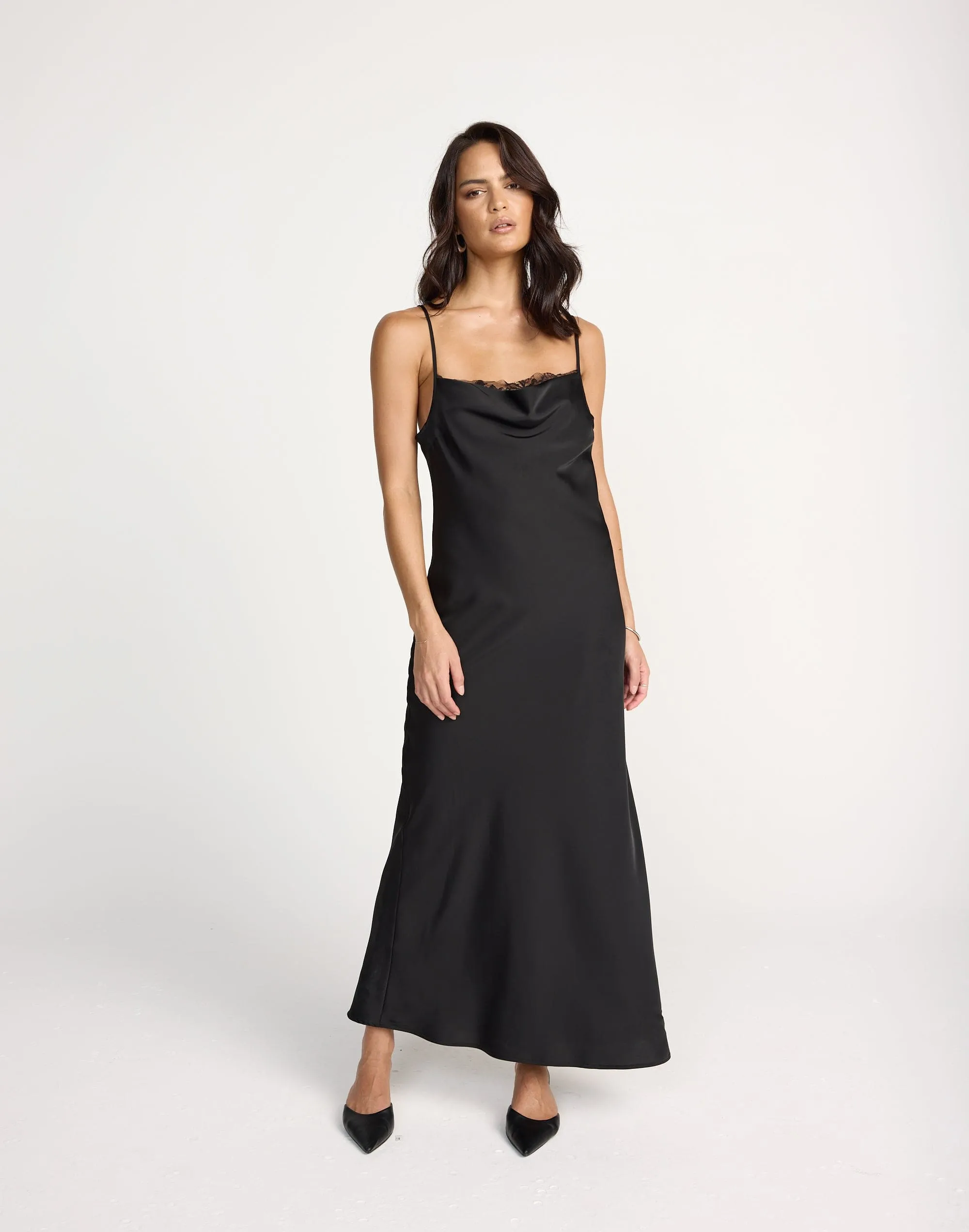 Fated Maxi Dress (Black) sold by Charcoal Clothing