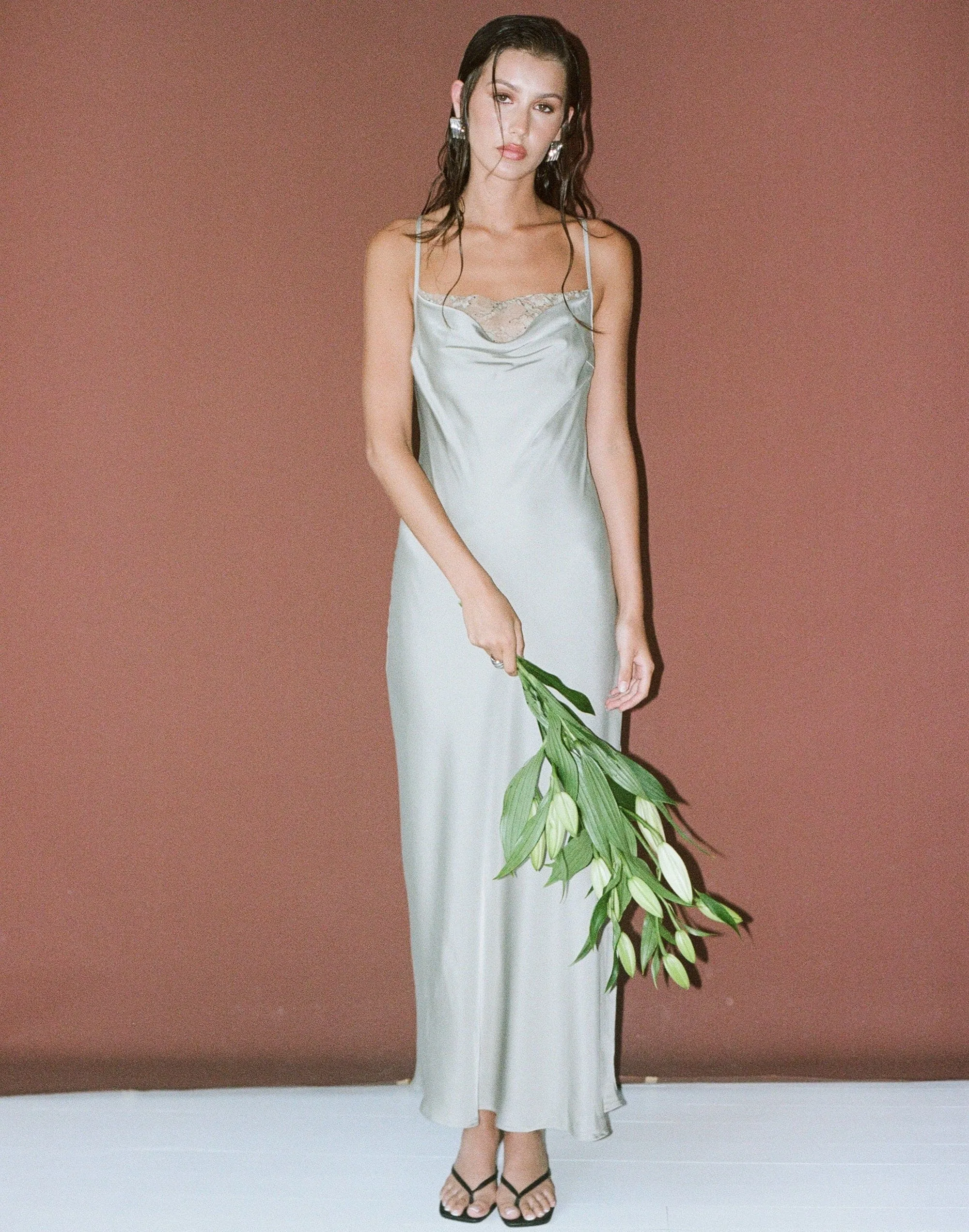 Fated Maxi Dress (Sage) sold by Charcoal Clothing