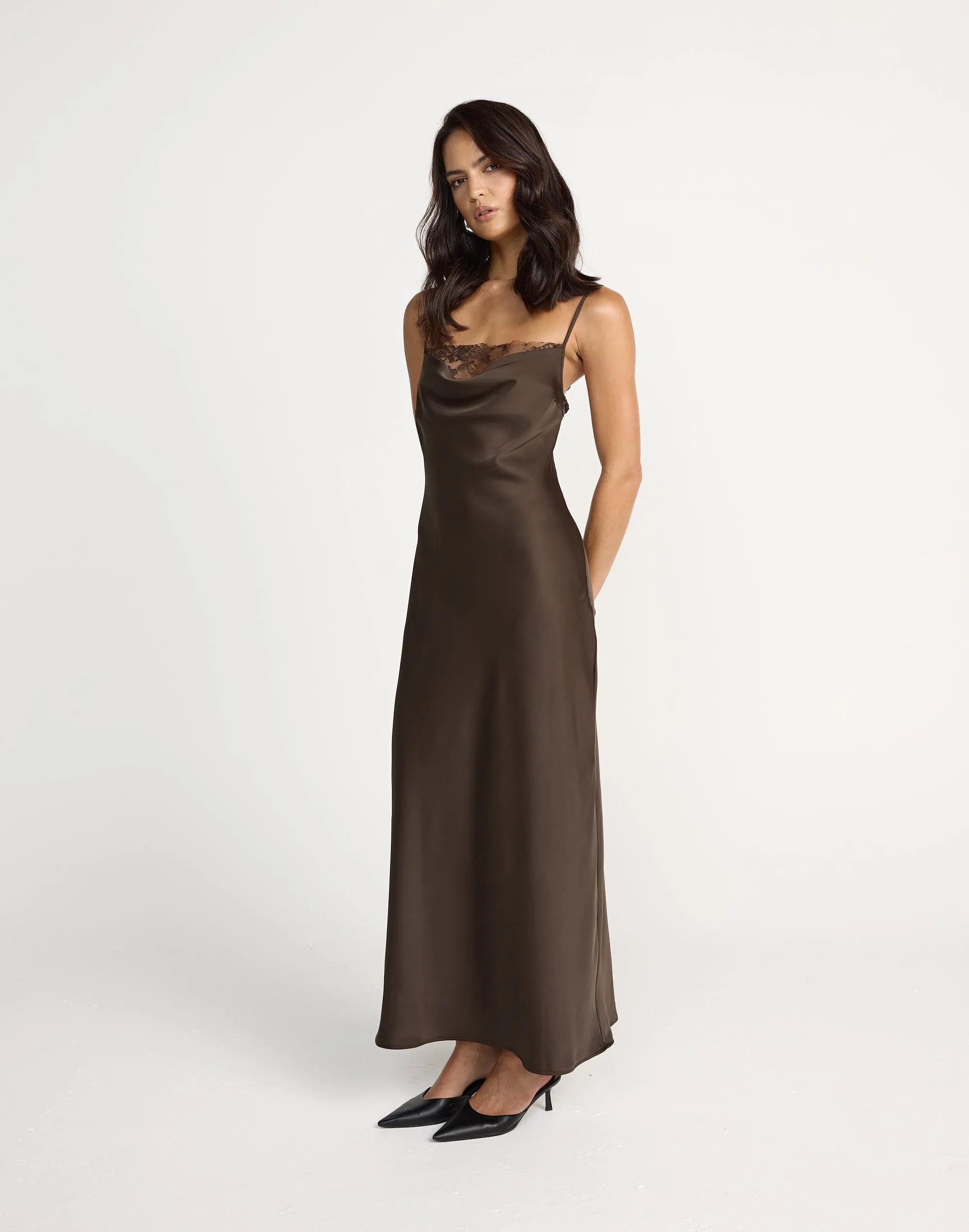 Fated Maxi Dress (Chocolate) sold by Charcoal Clothing product image thumbnail 5