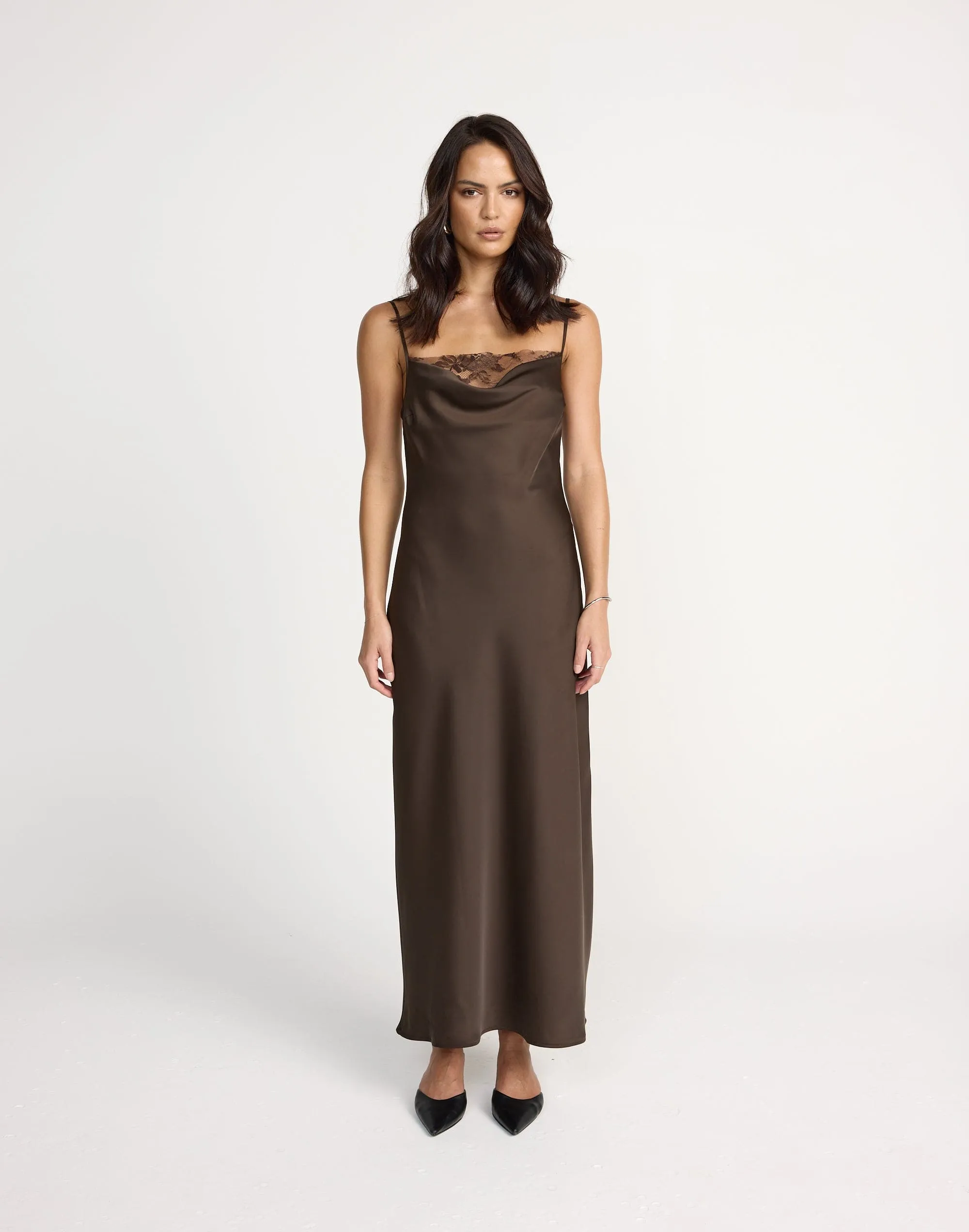 Fated Maxi Dress (Chocolate) sold by Charcoal Clothing product image thumbnail 4