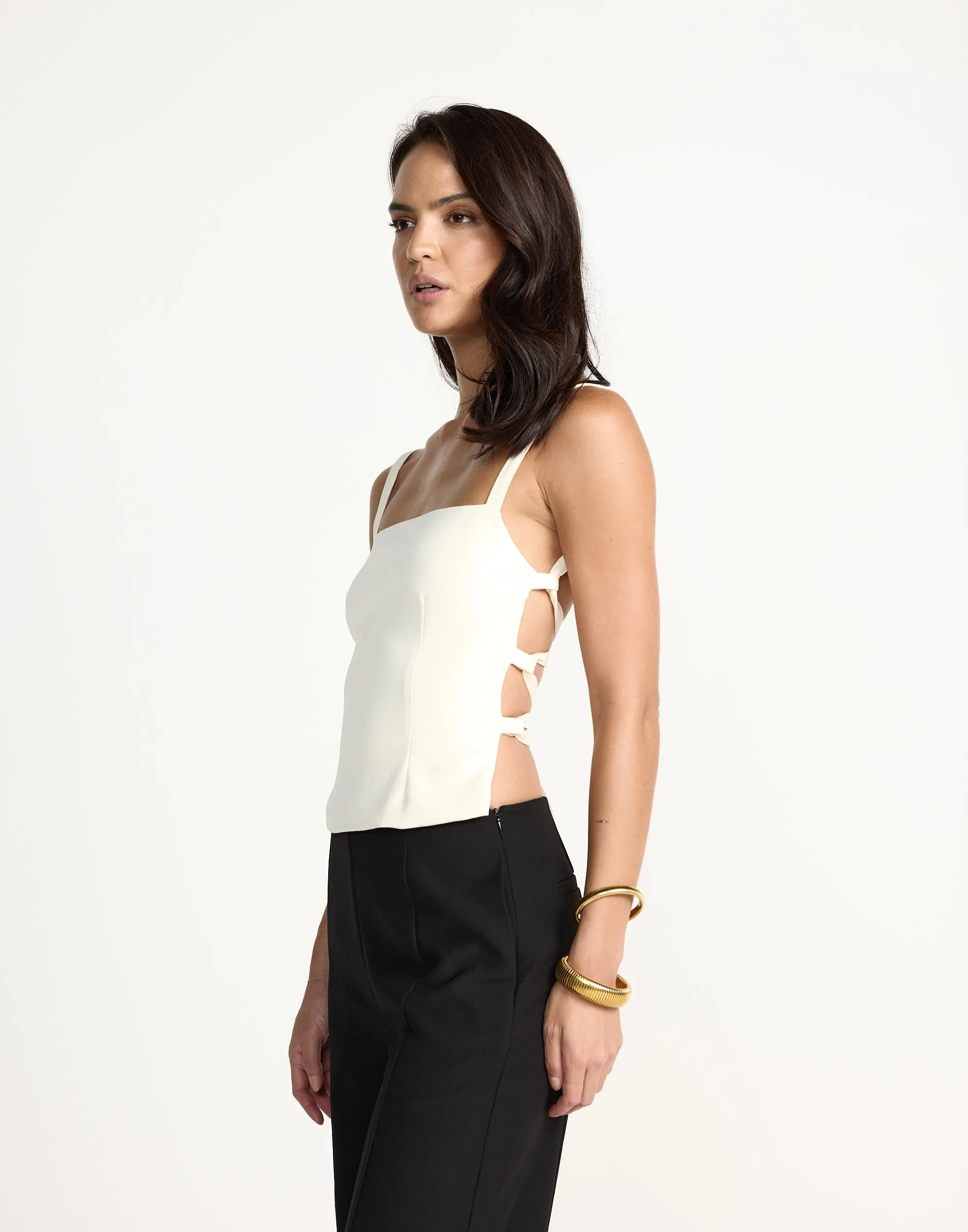 Paint The Town Top (Cream) sold by Charcoal Clothing product image thumbnail 4