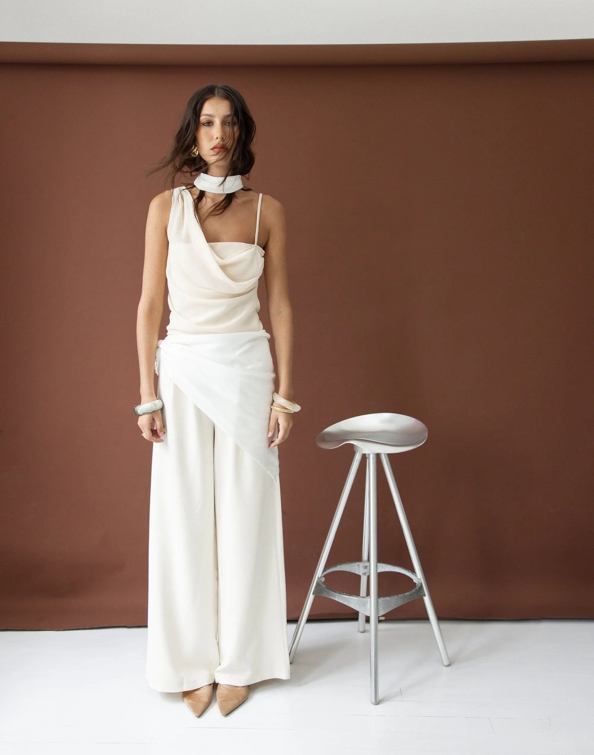 Bethany Pants (Cream) sold by Charcoal Clothing product image thumbnail 4