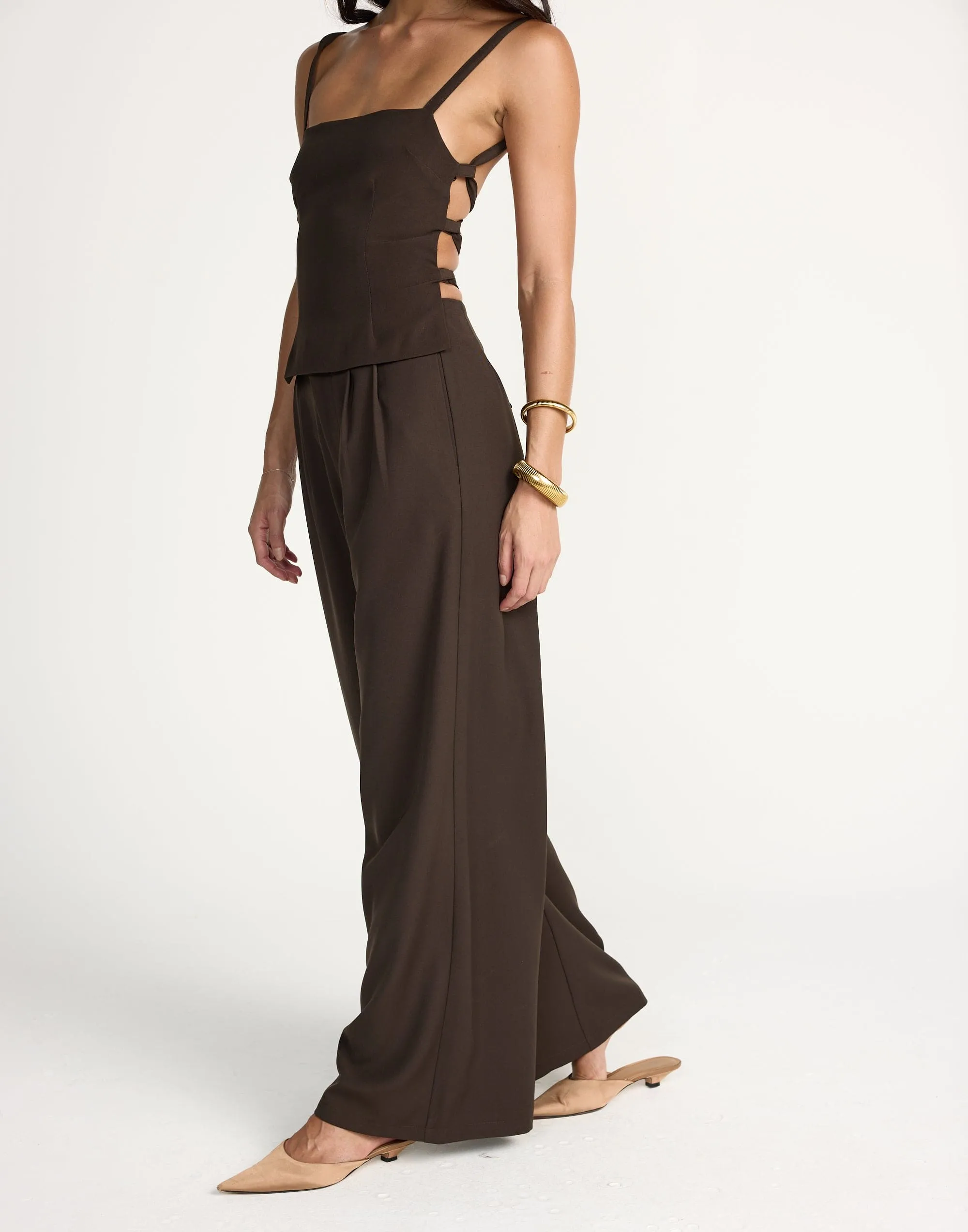Bethany Pants (Chocolate) sold by Charcoal Clothing product image thumbnail 5
