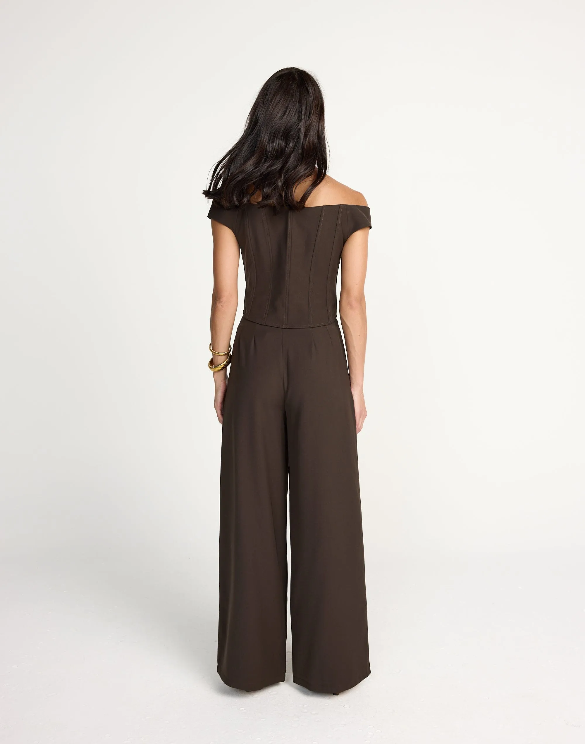 Bethany Pants (Chocolate) sold by Charcoal Clothing product image thumbnail 4